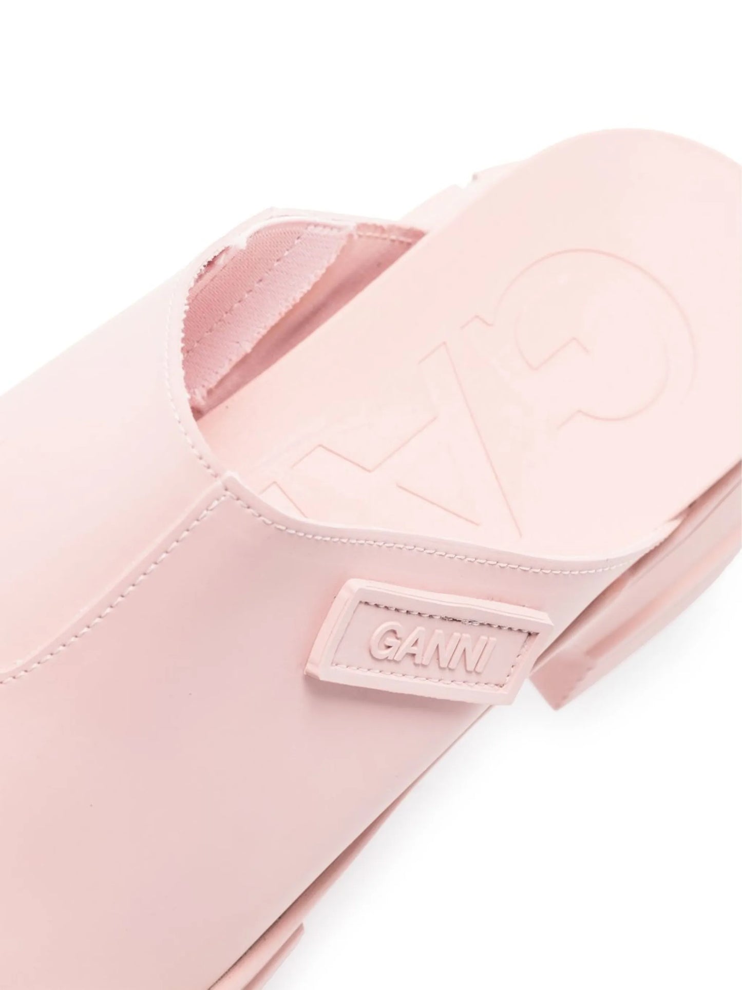 City chunky sole mules