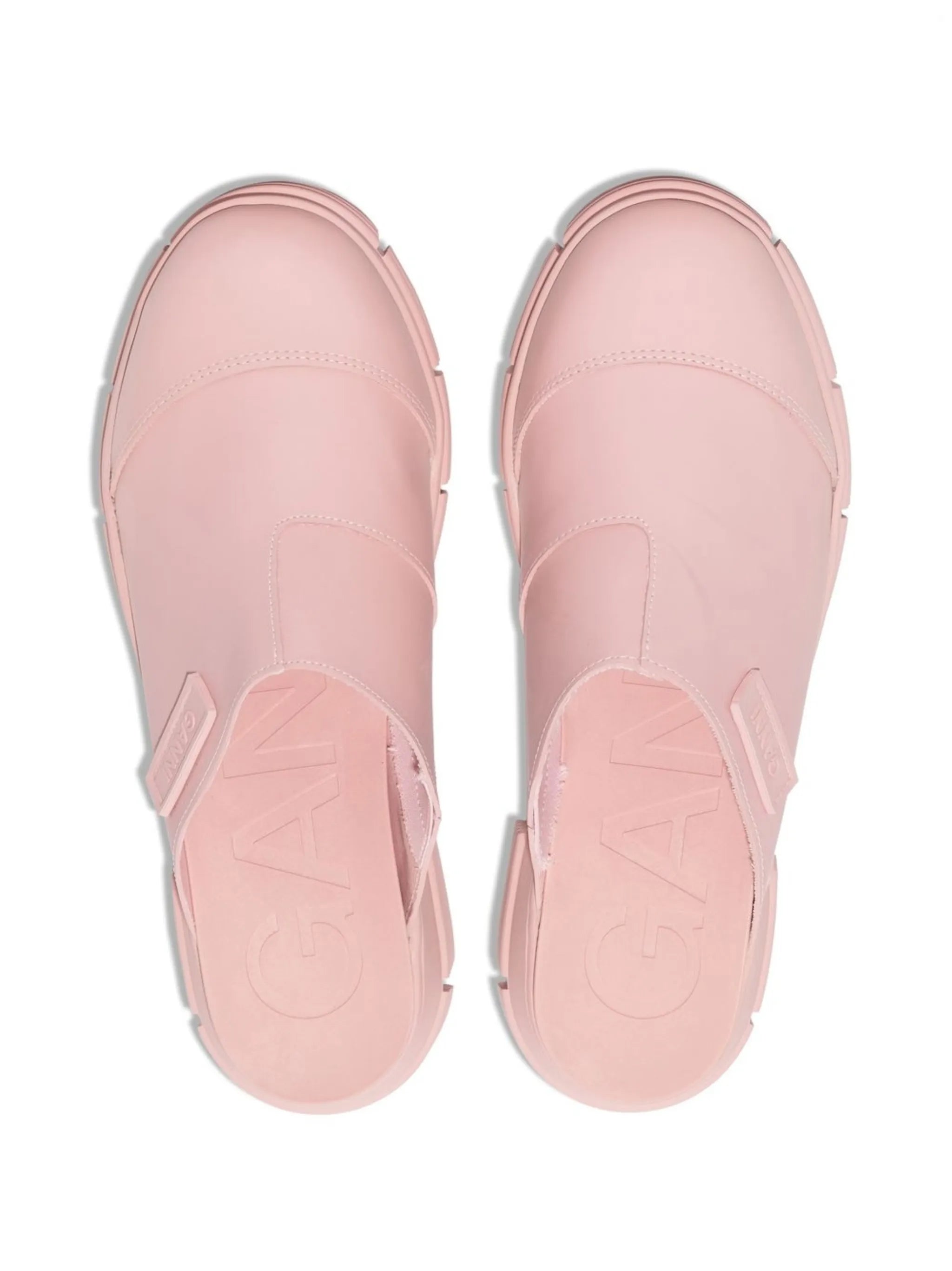 City chunky sole mules