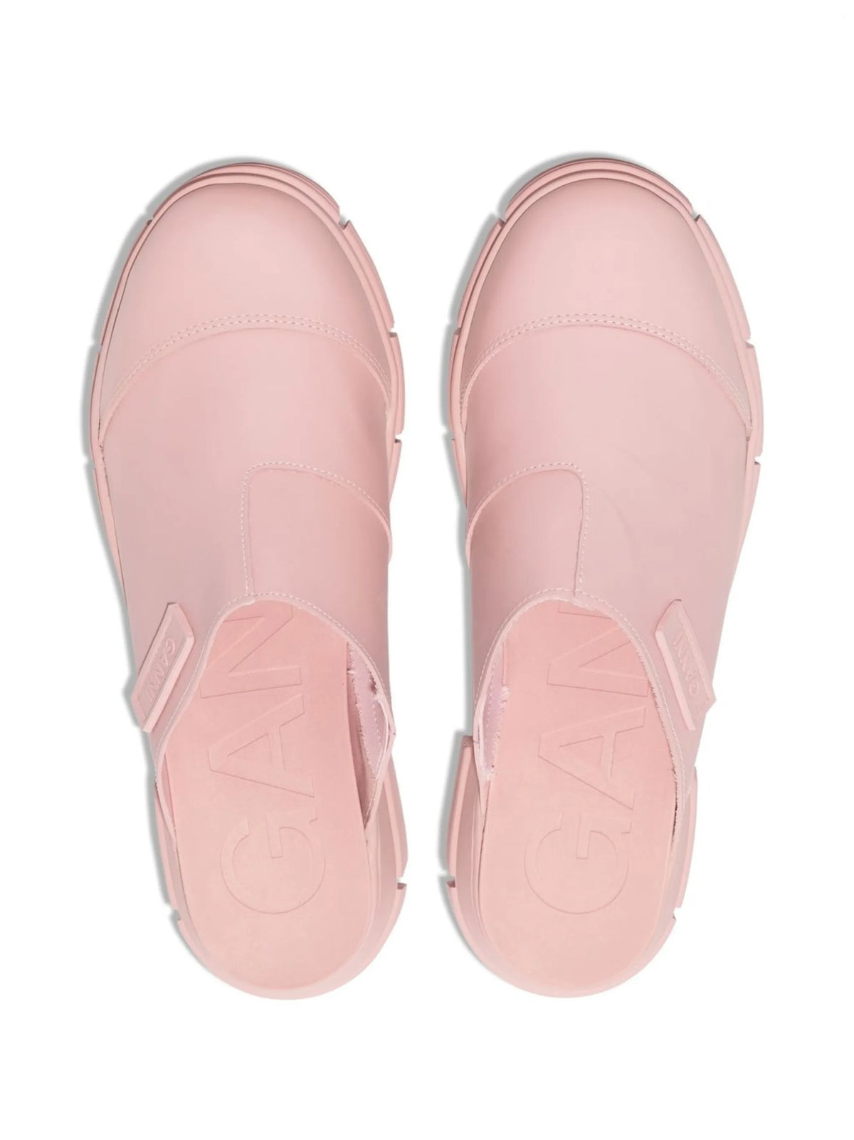 City chunky sole mules