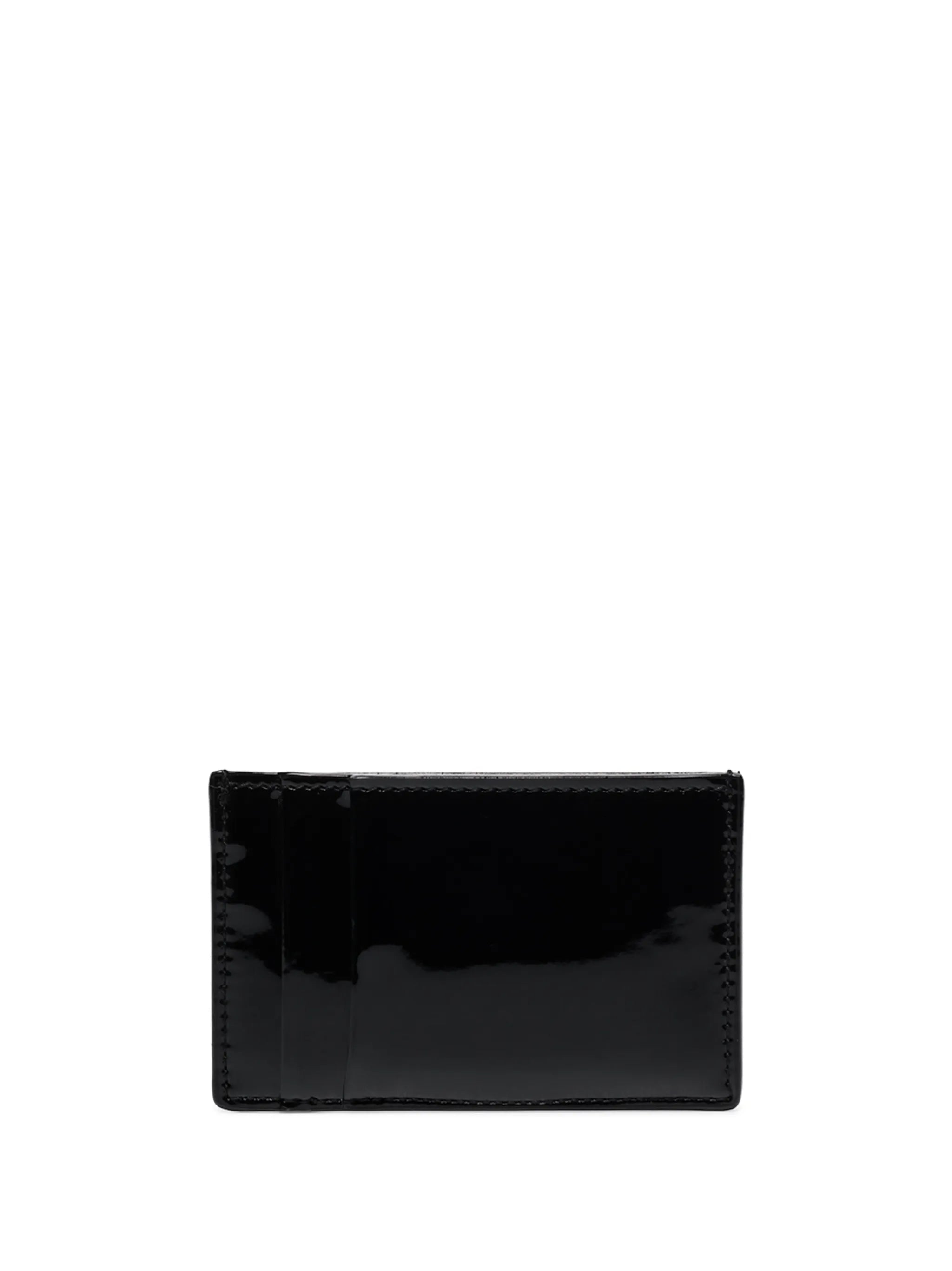 patent leather cardholder