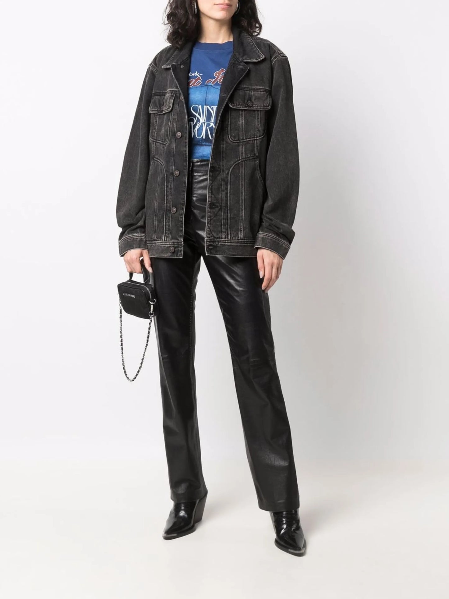 D-Riley faded-effect denim jacket