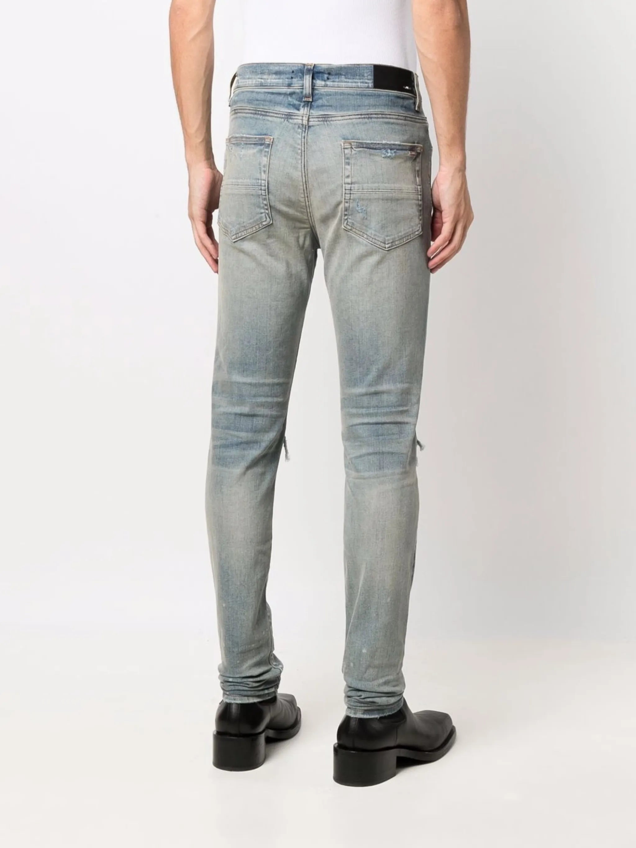 x Playboy ripped-effect skinny jeans
