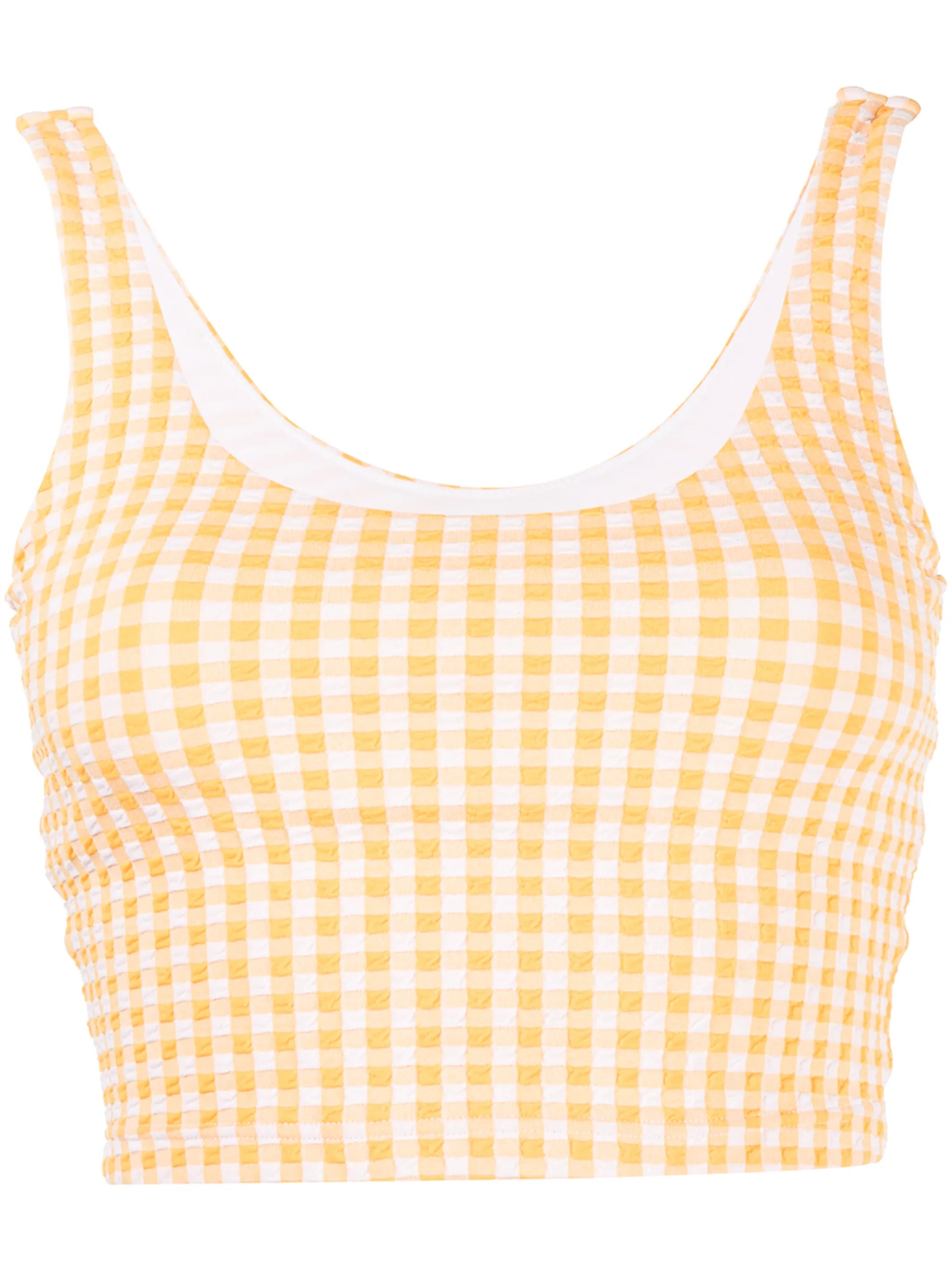 gingham crop top