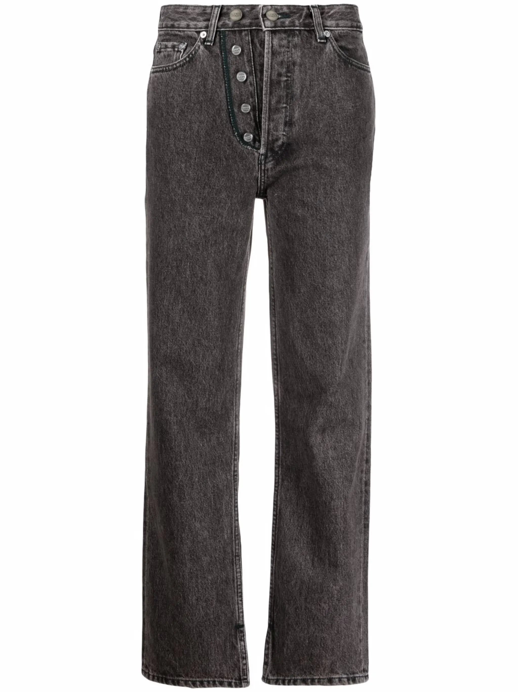 high waisted straight jeans