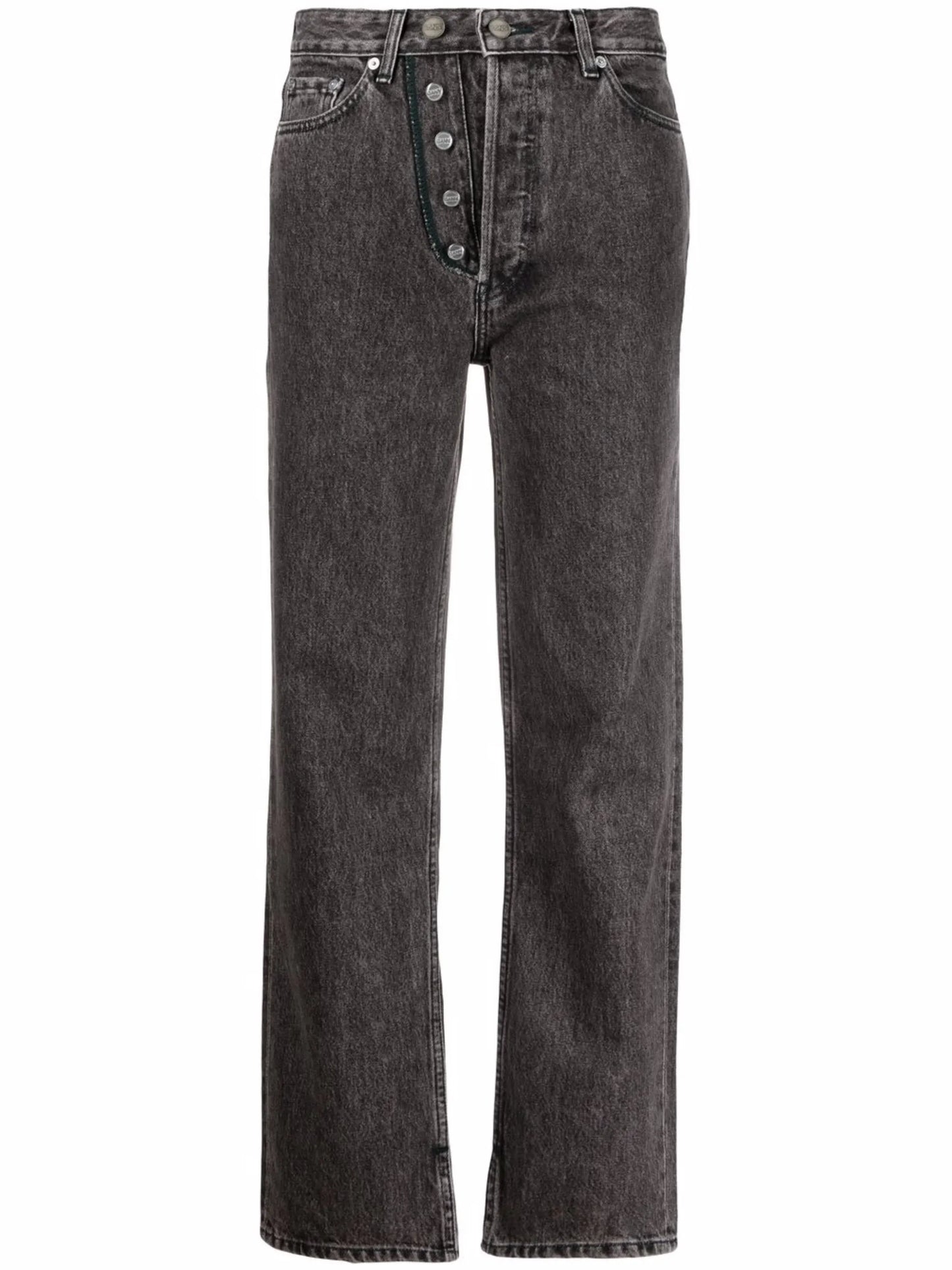 high waisted straight jeans