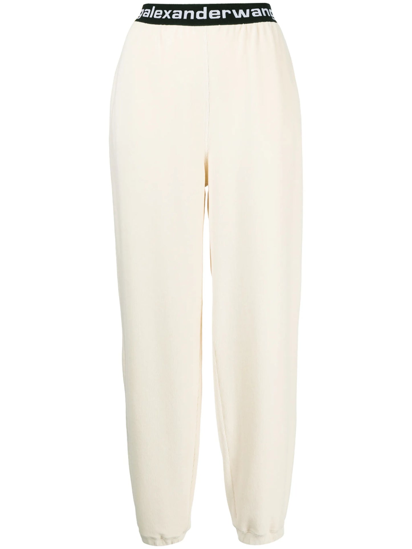 corduroy logo-waistband track pants