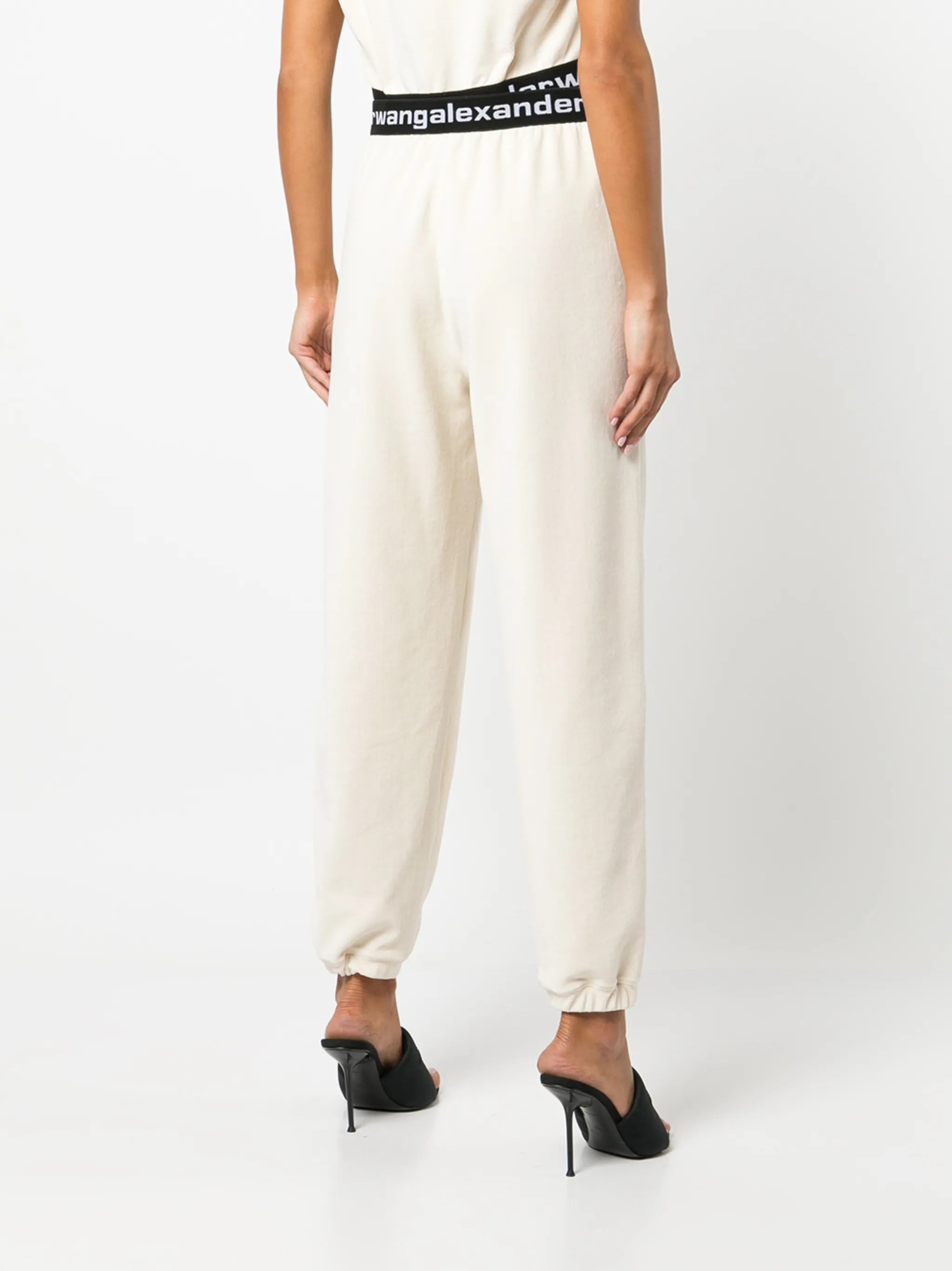 corduroy logo-waistband track pants