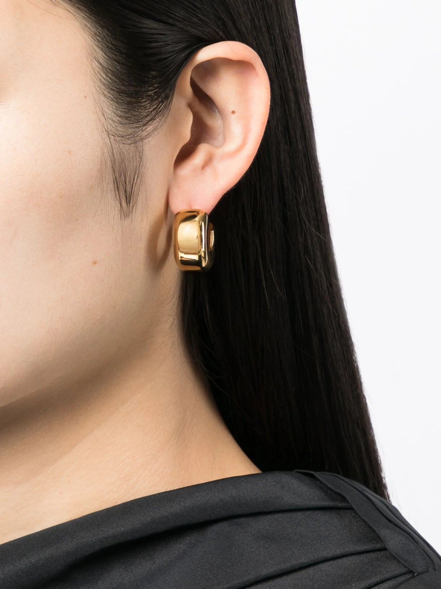 chunky hoop earrings