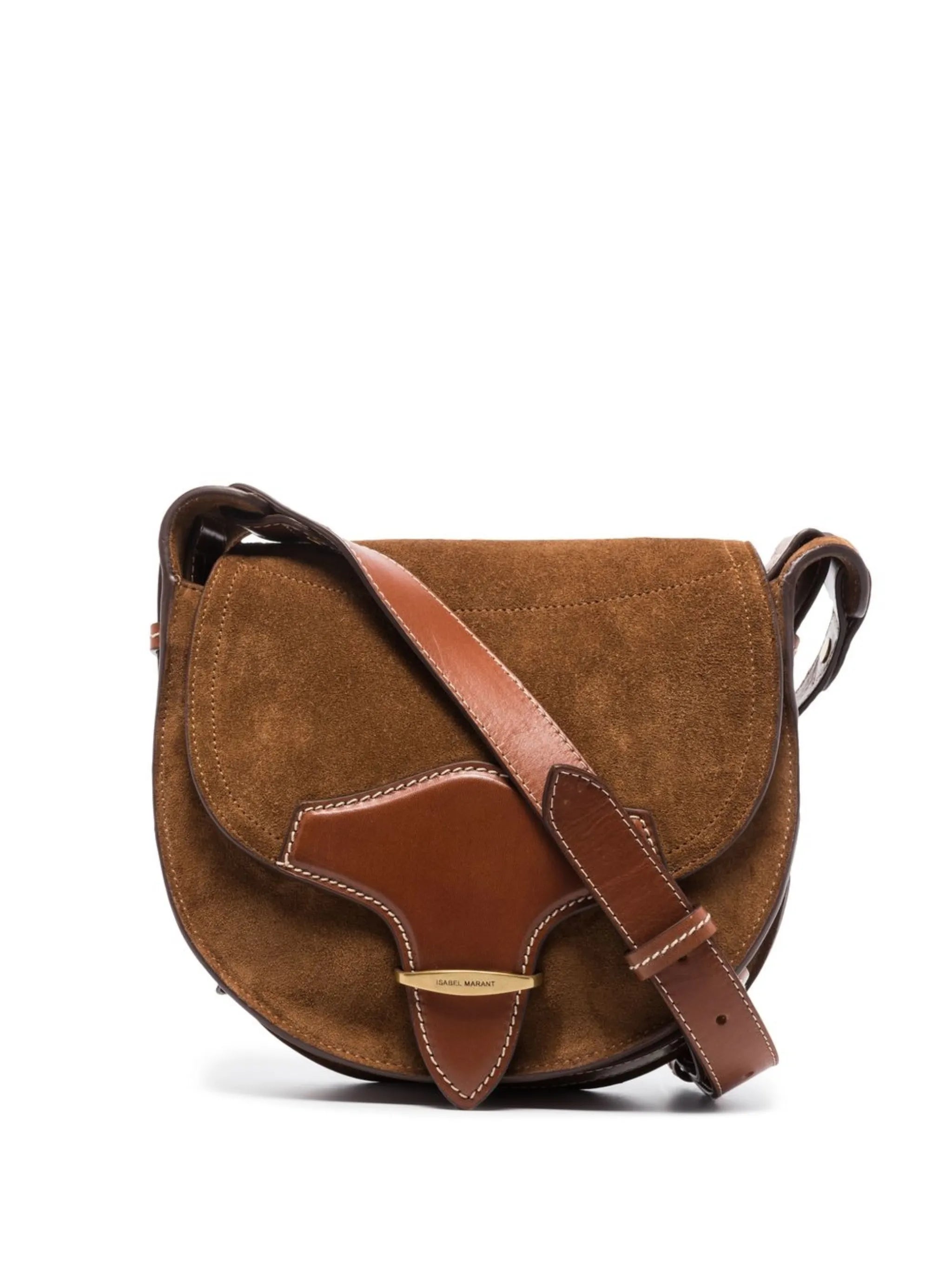 Botsy suede satchel bag