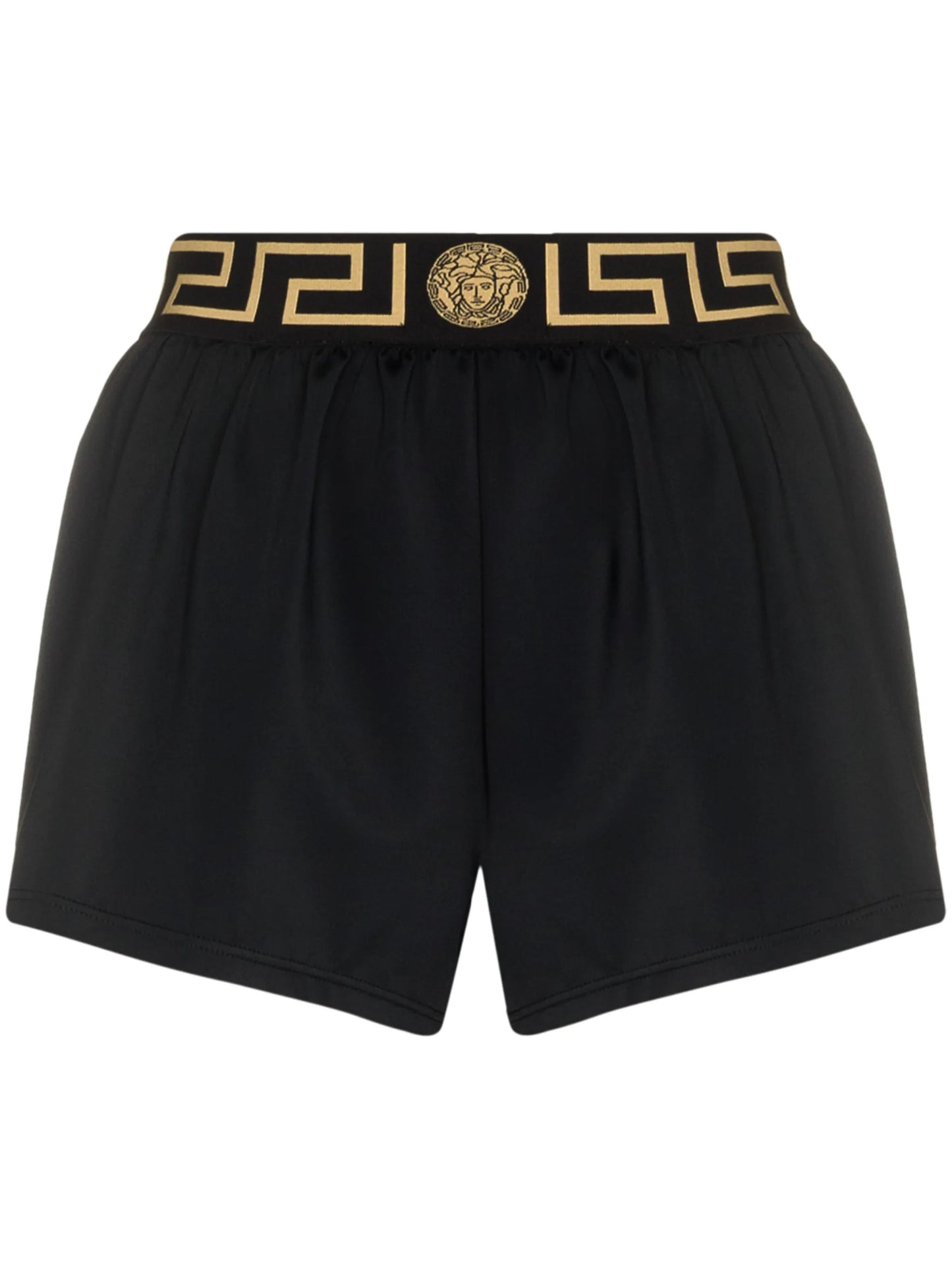 Greca-waistband shorts
