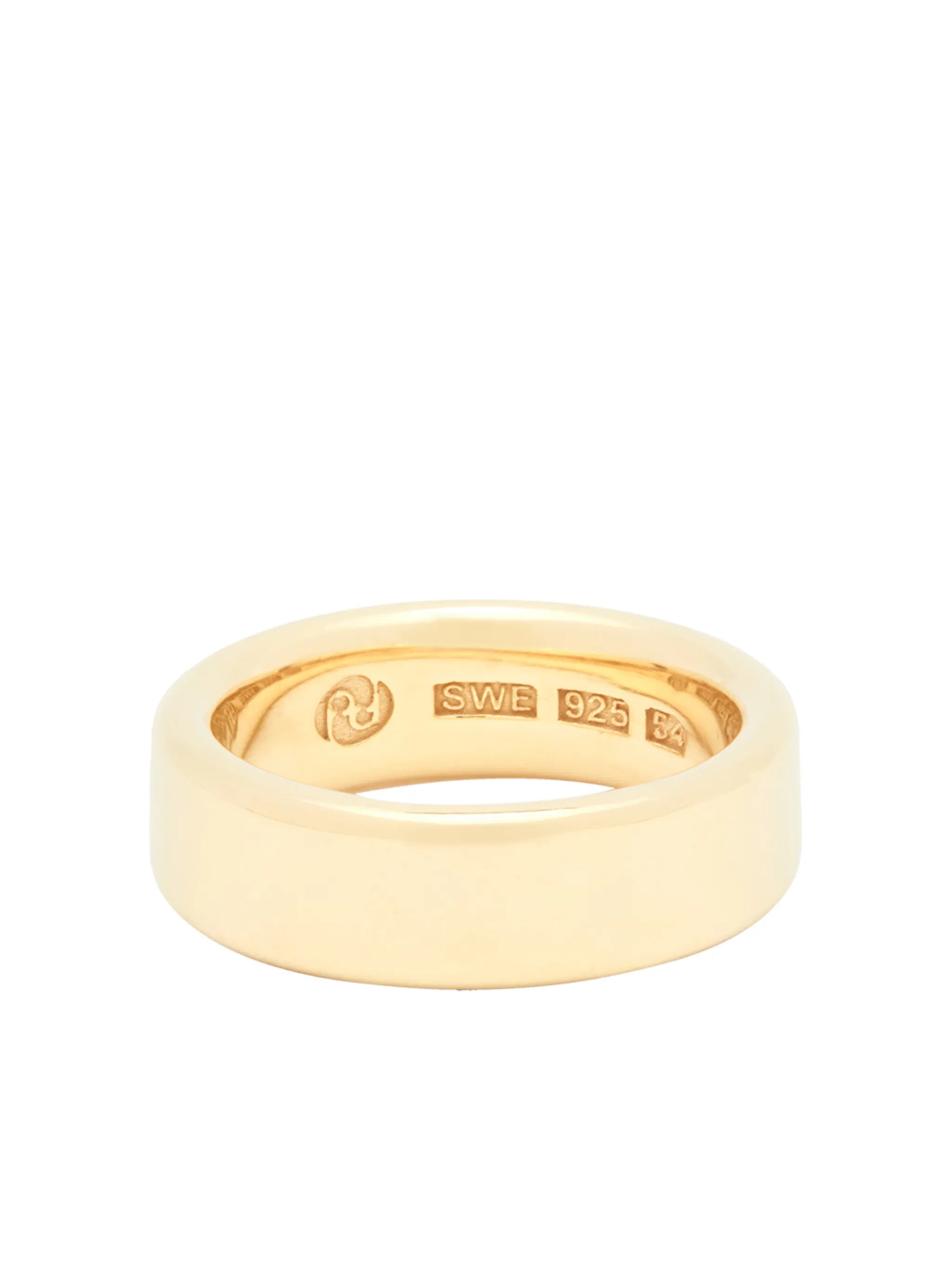 Tire gold-plated ring