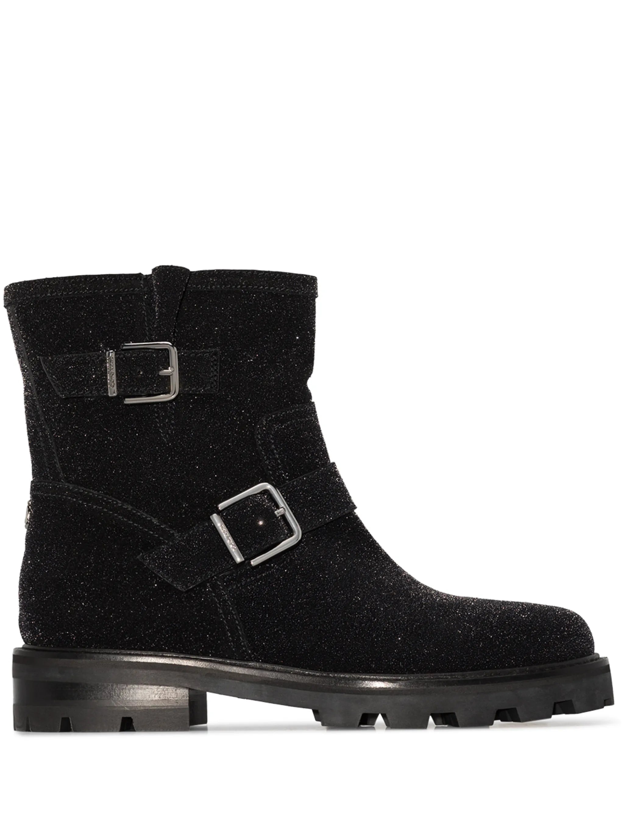 Youth II glitter-effect ankle boots