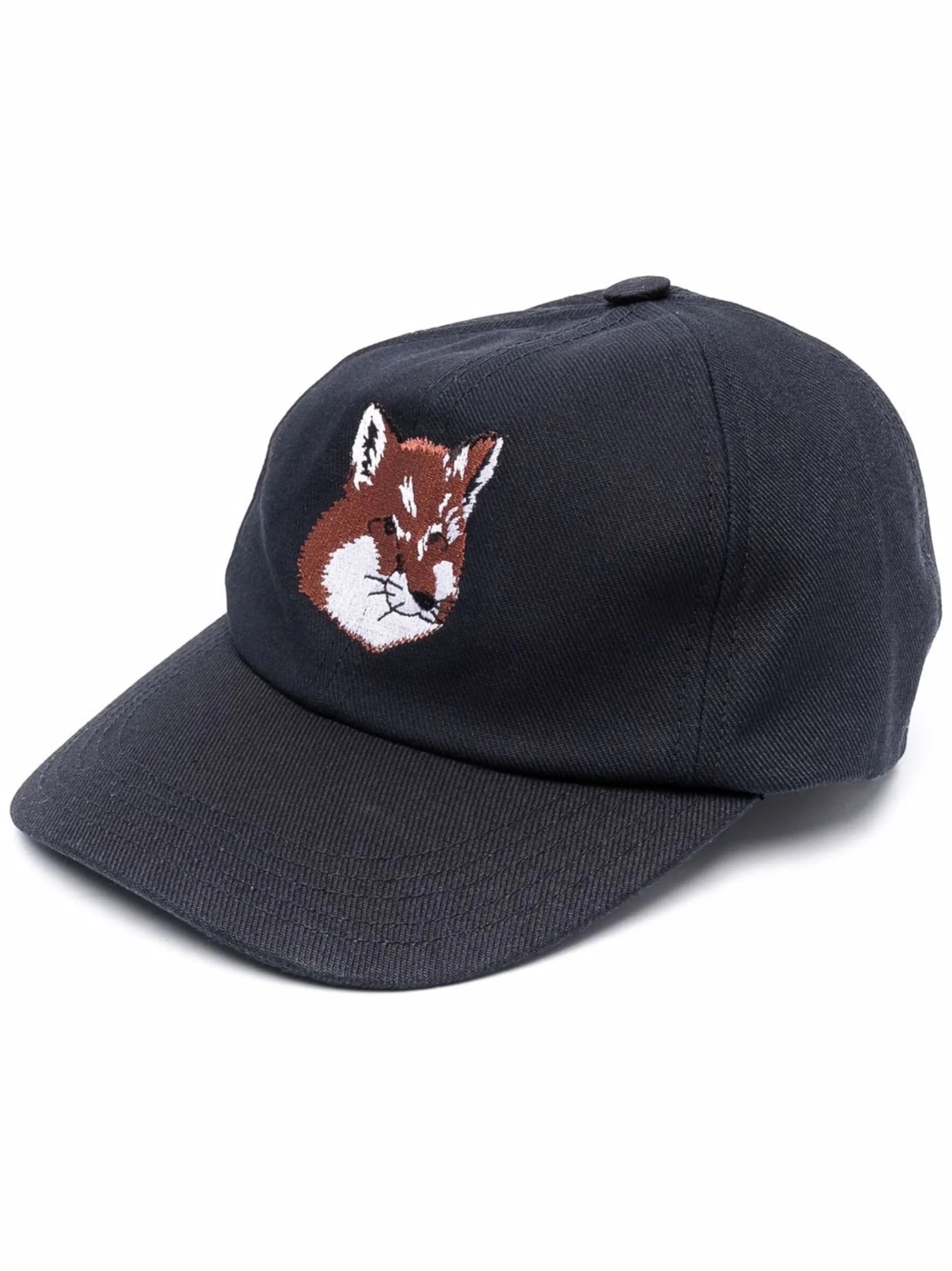 fox head embroidered cap