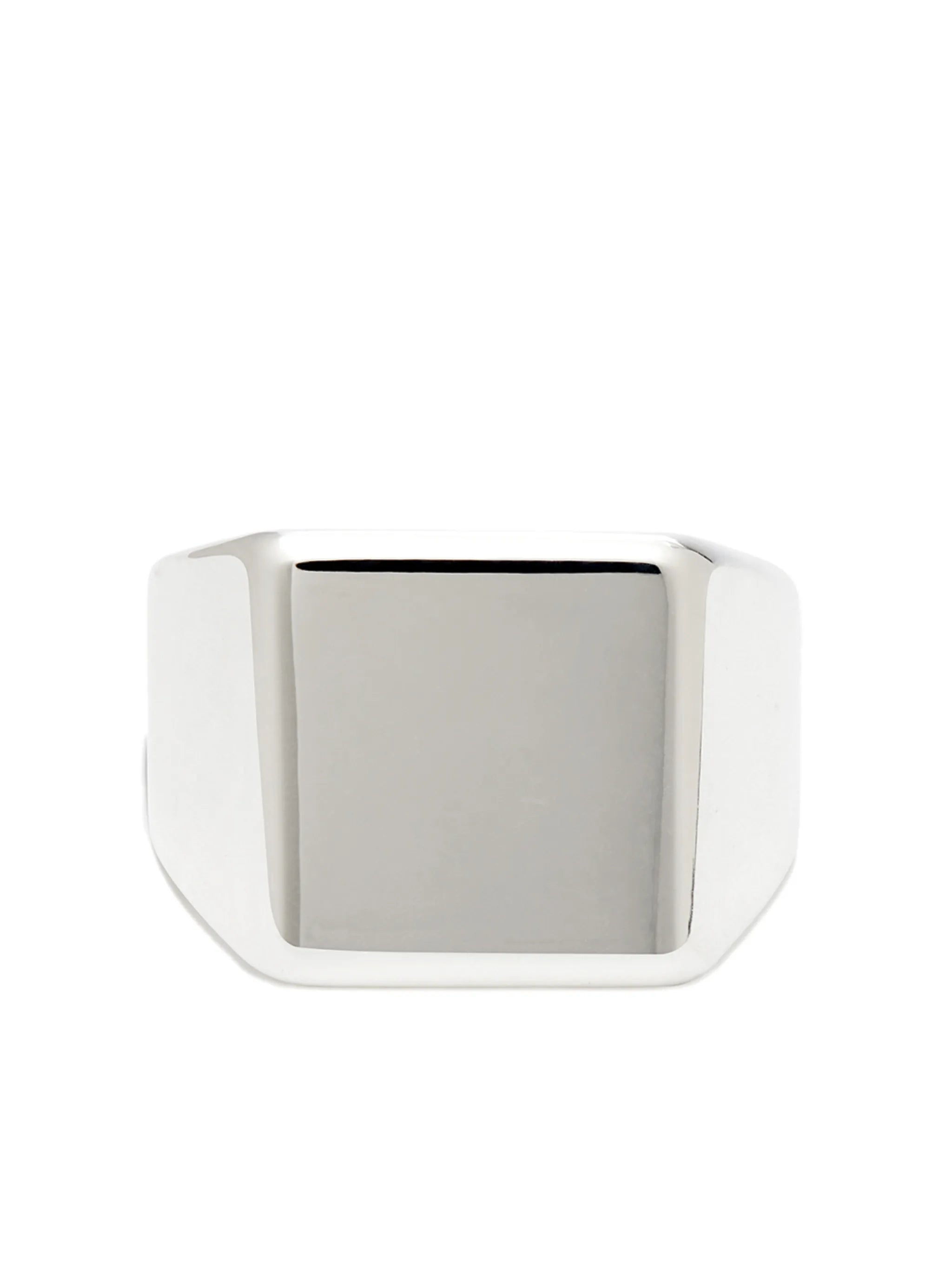 polished Platform finger ring