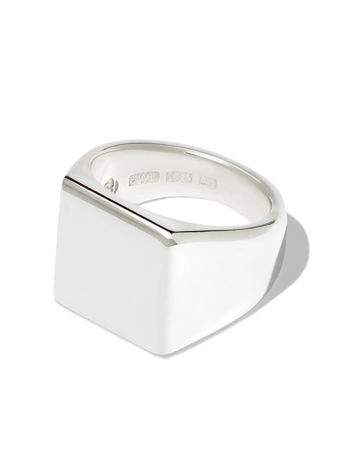 polished Platform finger ring