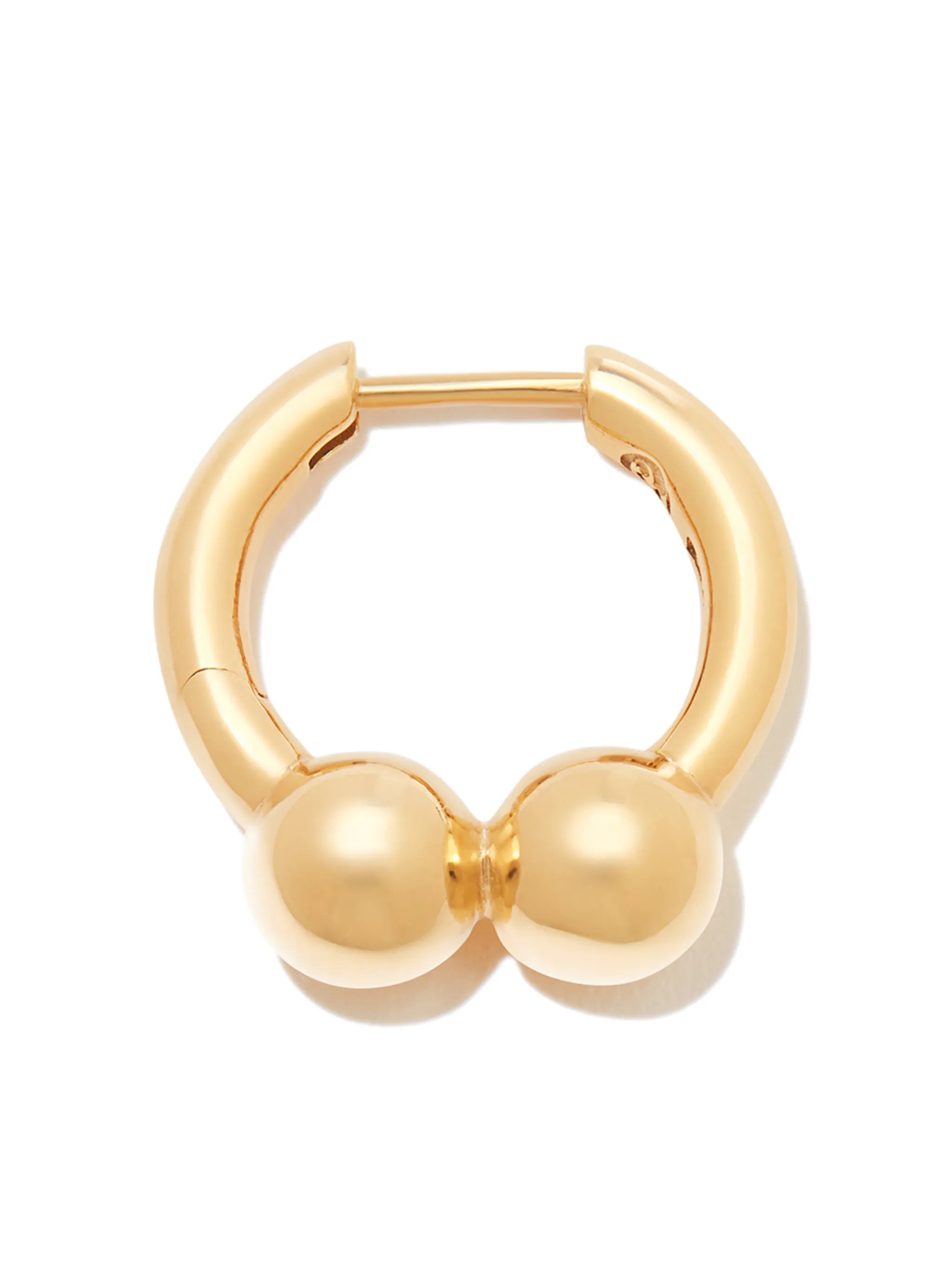 gold vermeil-plated earring