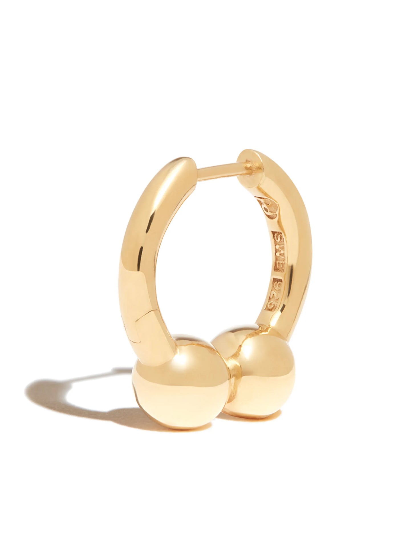 gold vermeil-plated earring