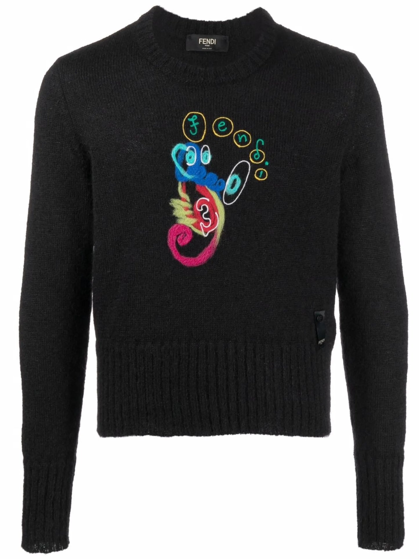 x Noel Fielding abstract-print jumper