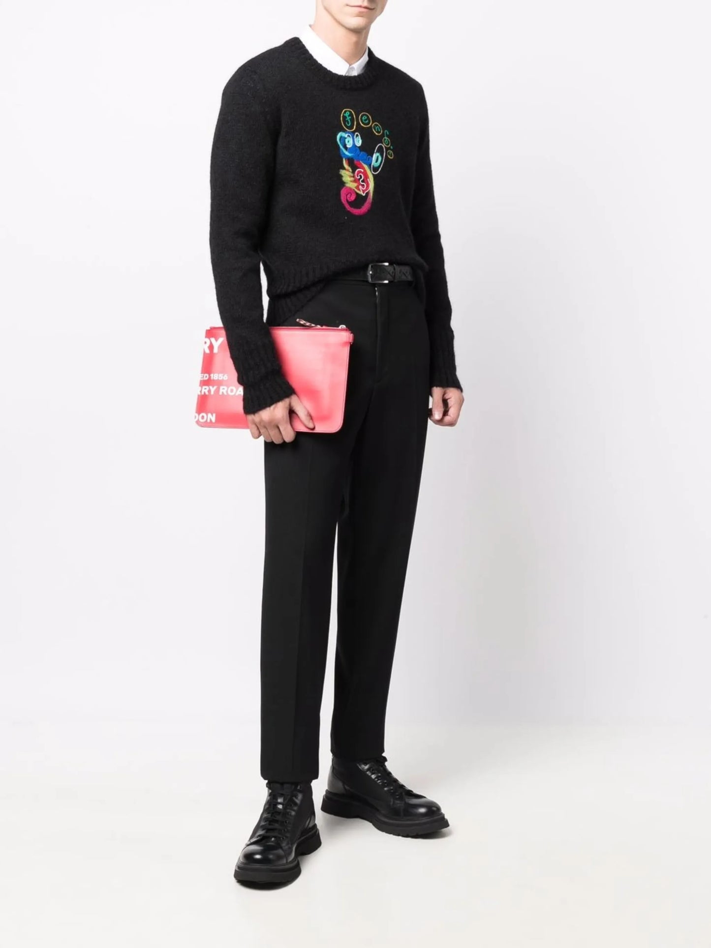 x Noel Fielding abstract-print jumper