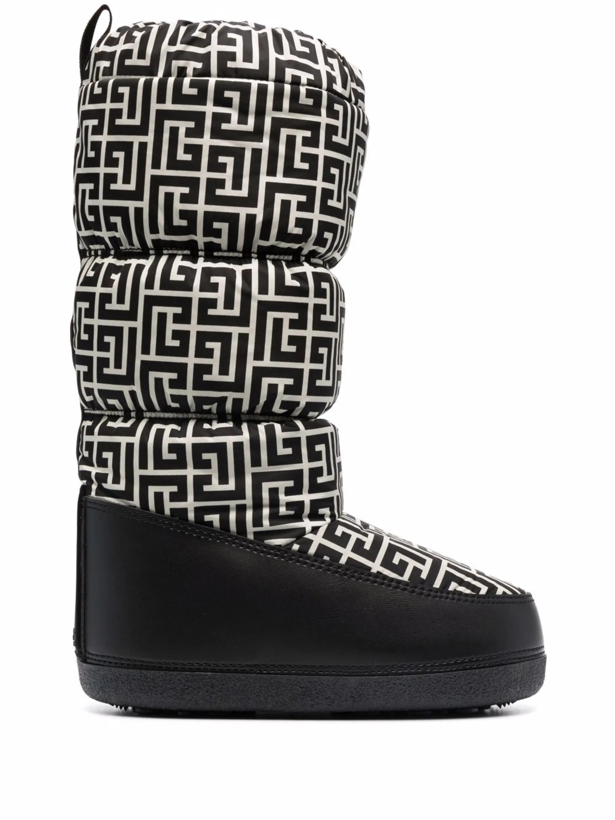 monogram padded snow boots