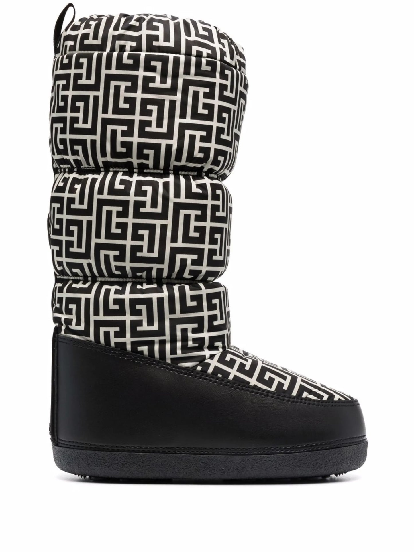 monogram padded snow boots