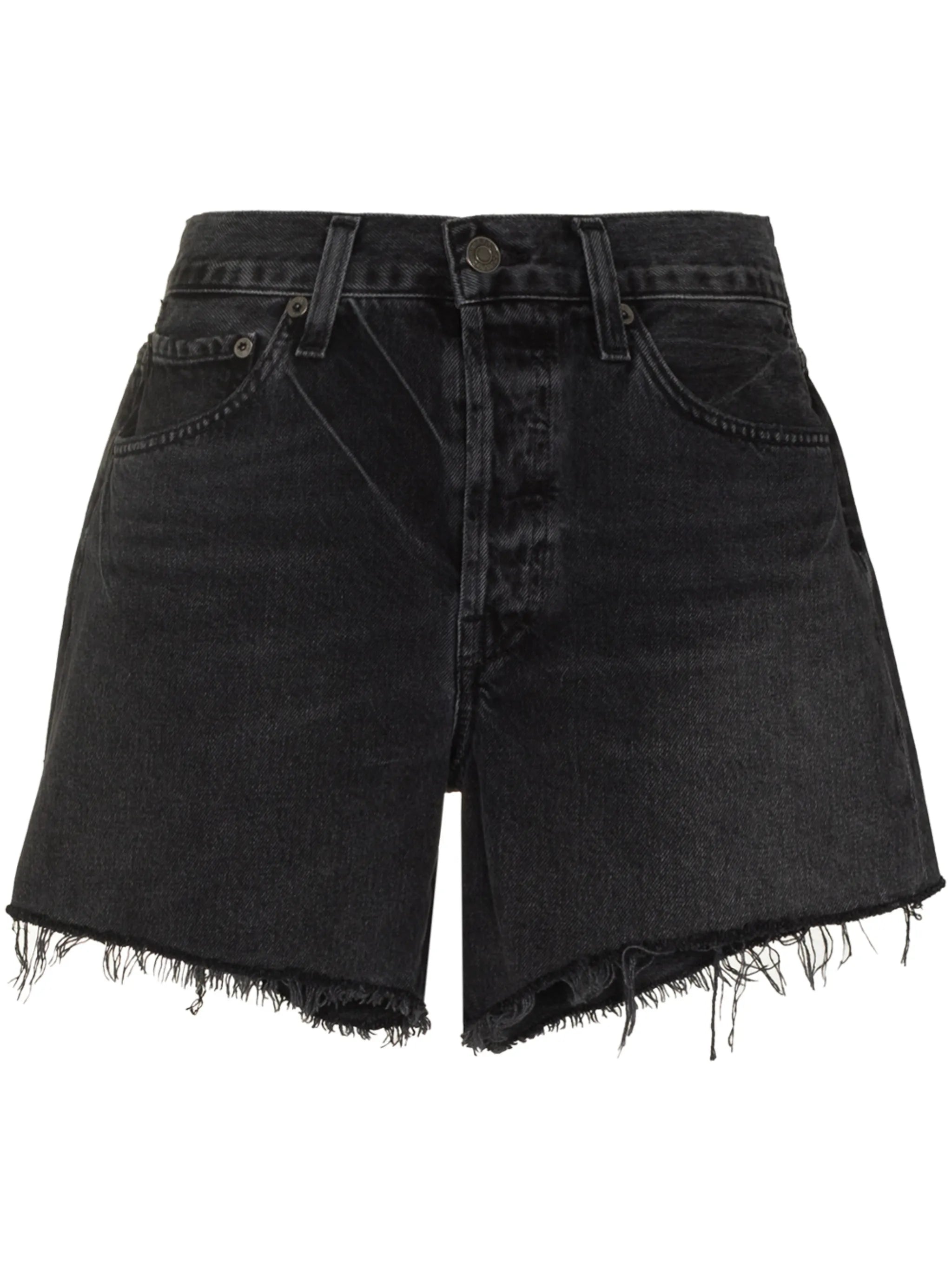 Parker frayed denim shorts