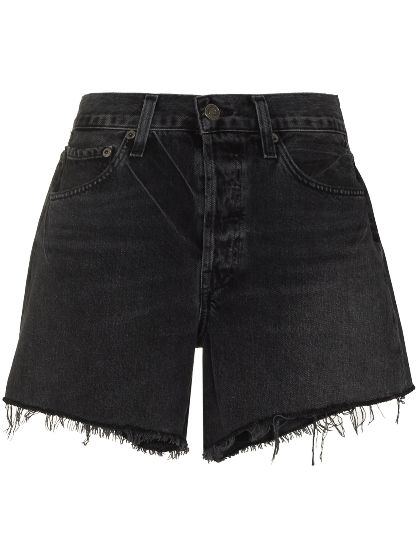 Parker frayed denim shorts