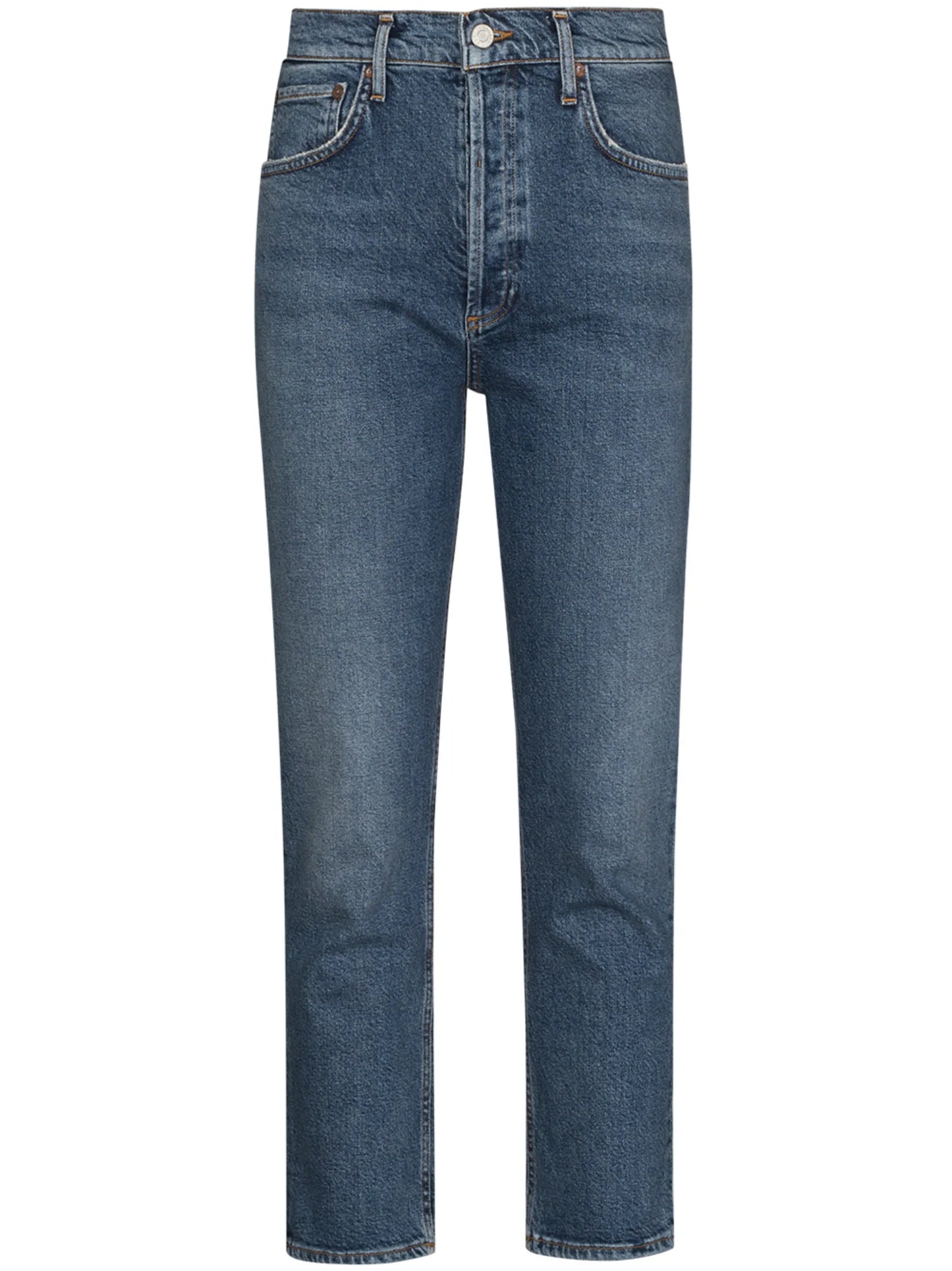 Riley cropped straight-leg jeans