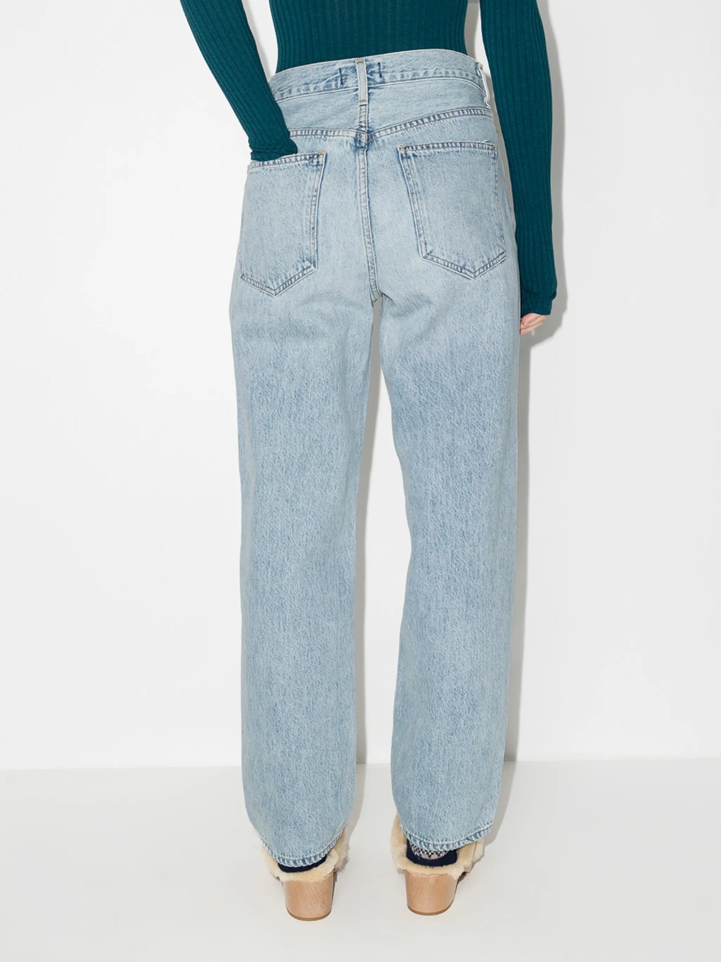 Criss Cross straight-leg jeans