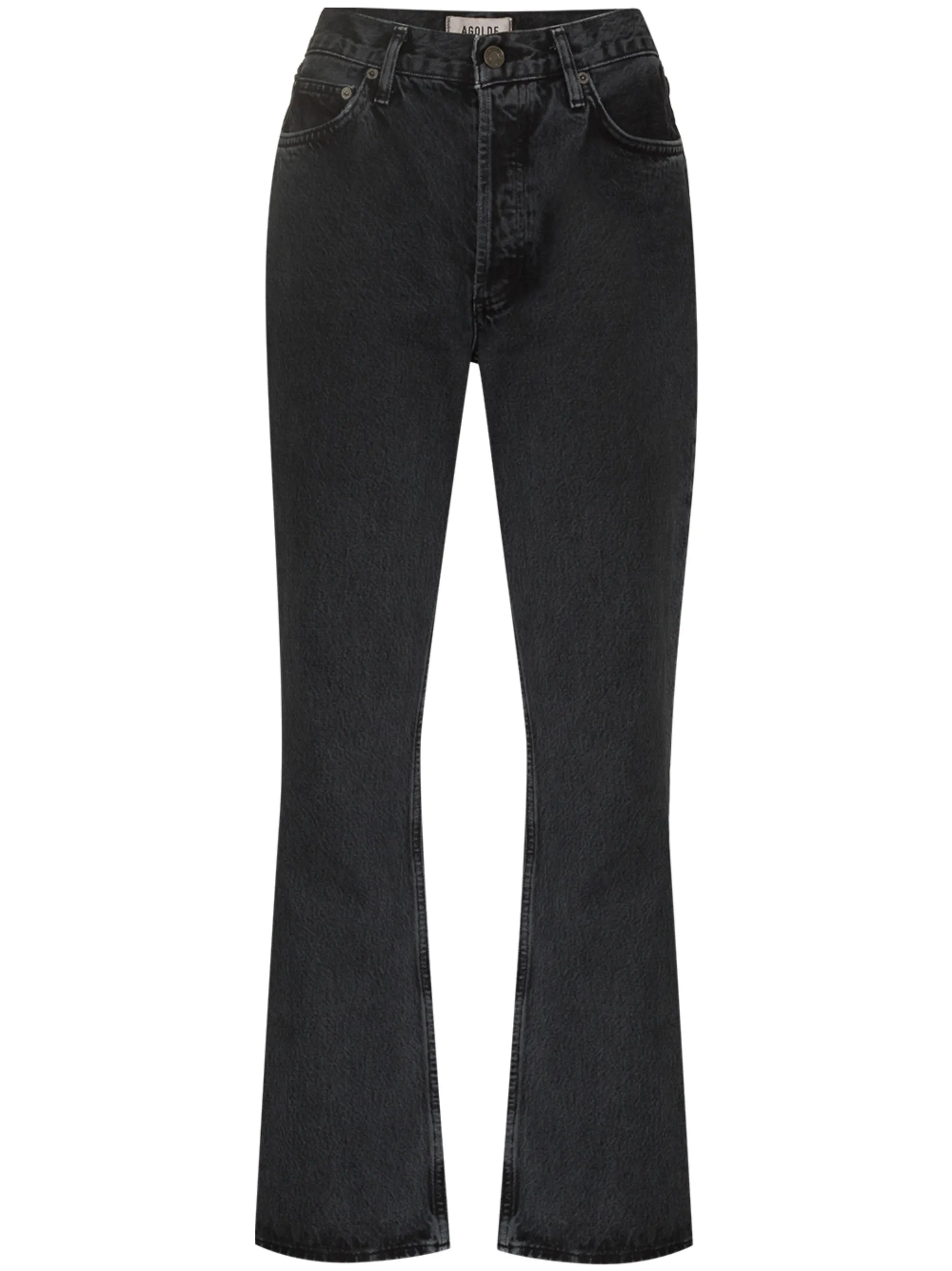 mid-rise bootcut jeans