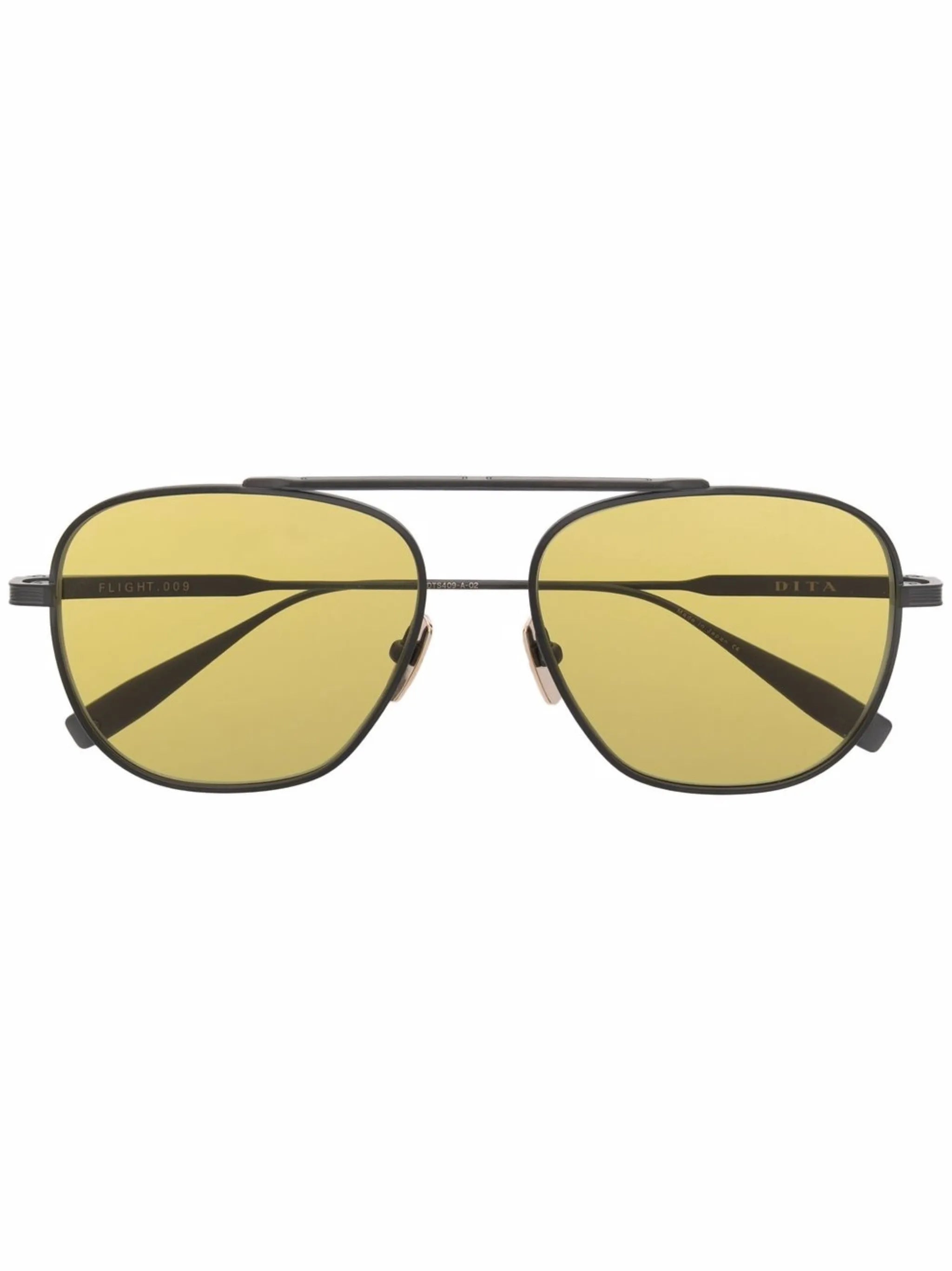 Flight tinted pilot sunglasses