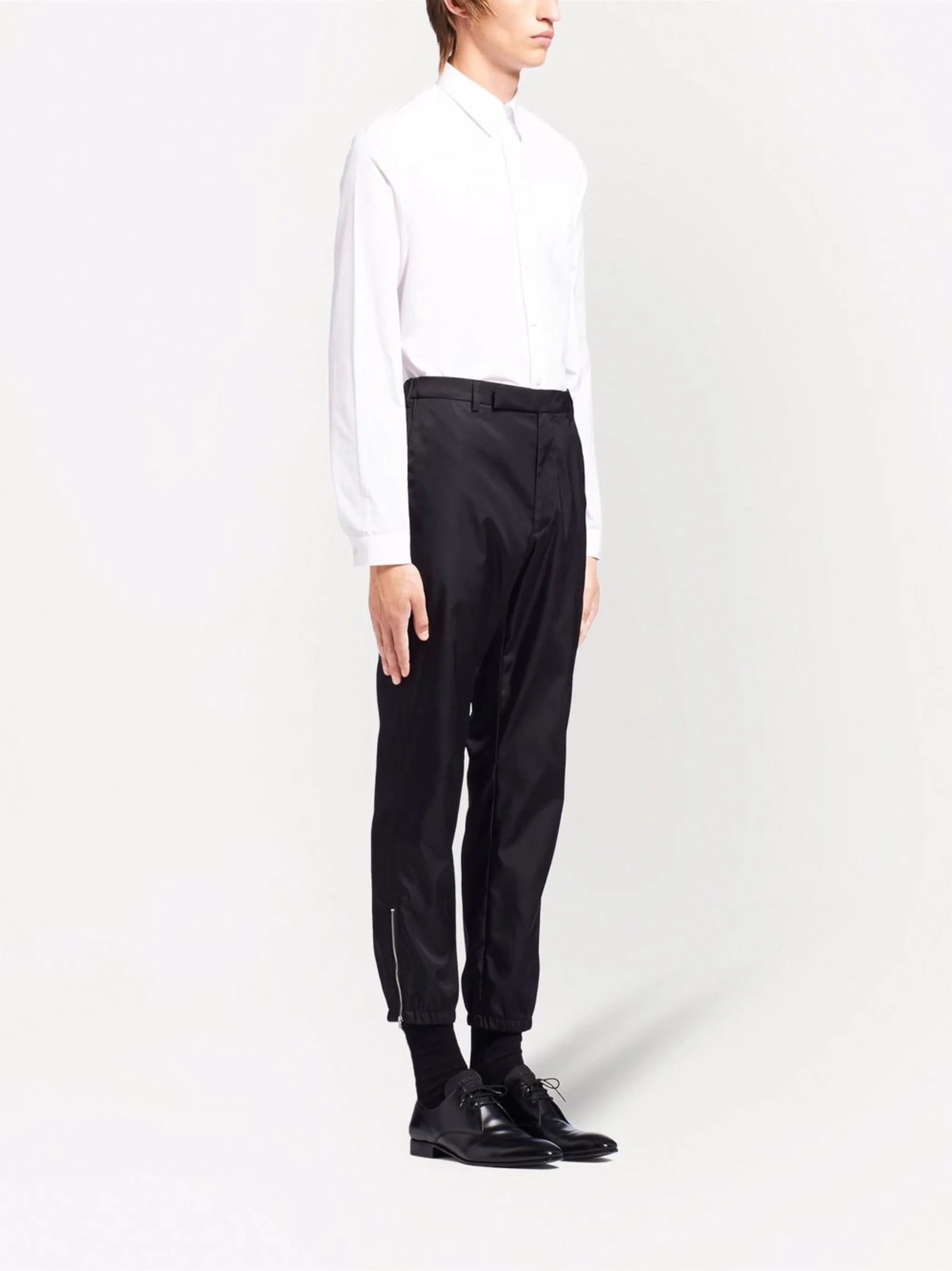 Re-Nylon straight-leg trousers