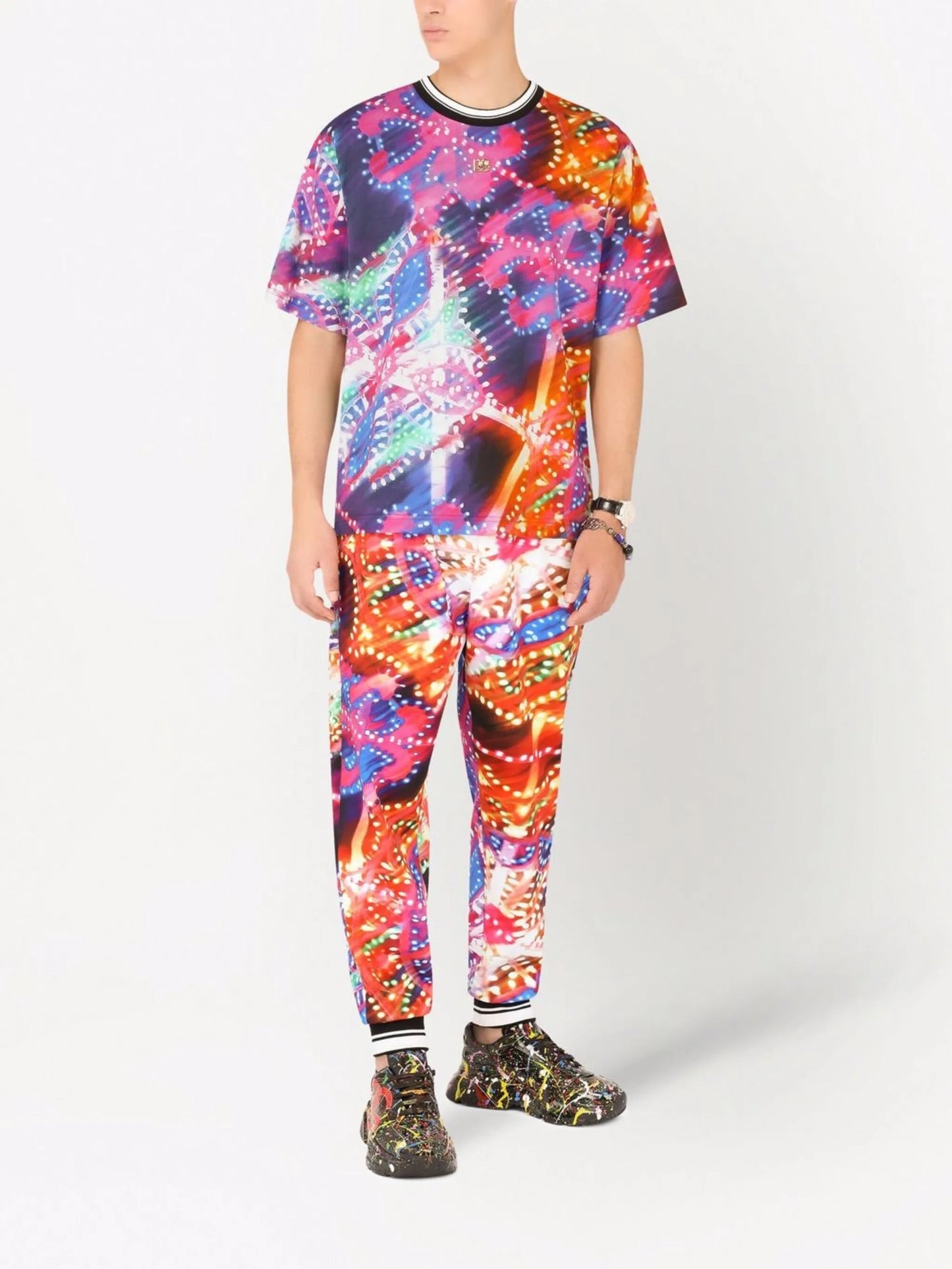graphic-print cotton T-shirt