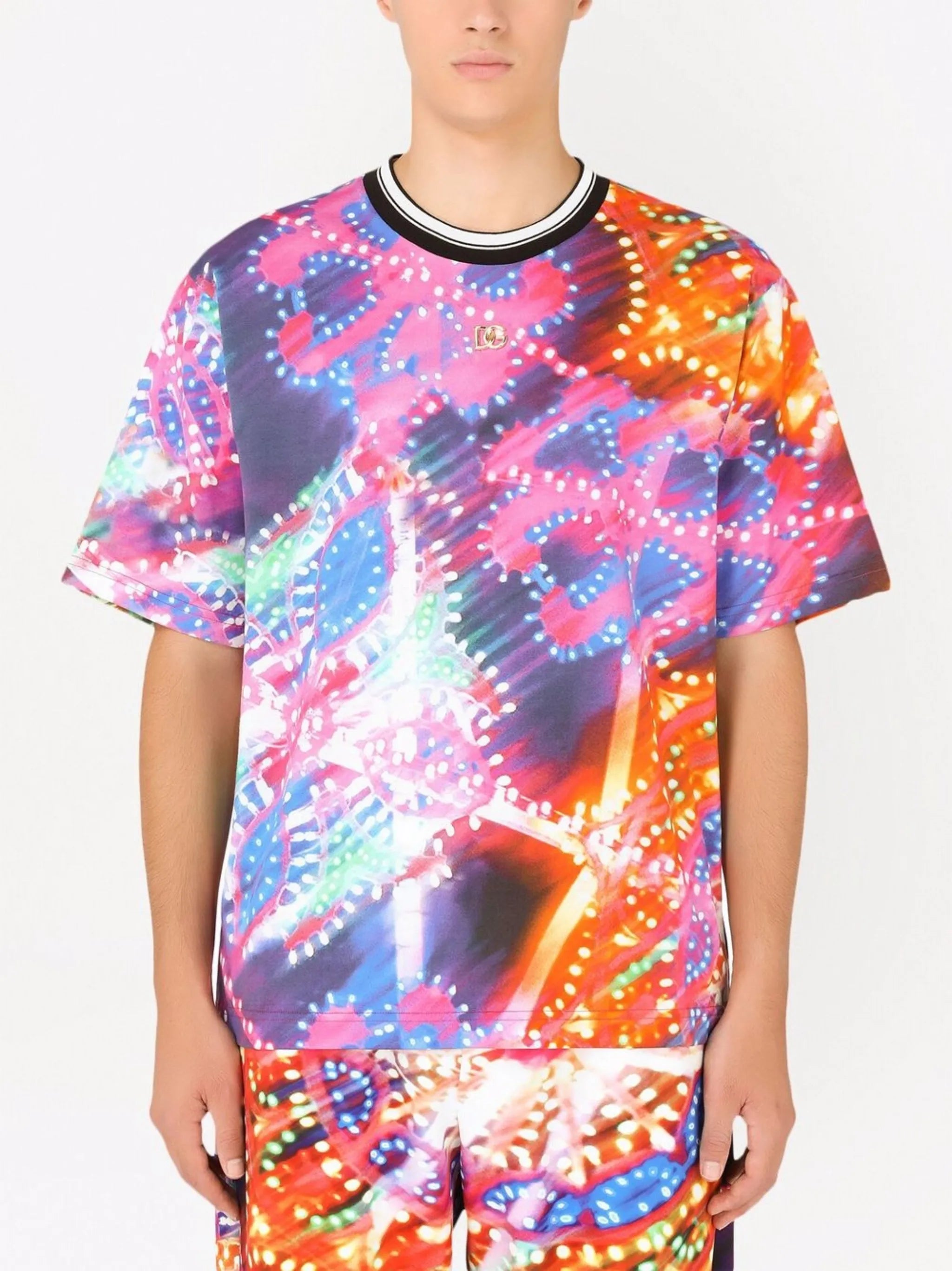 graphic-print cotton T-shirt