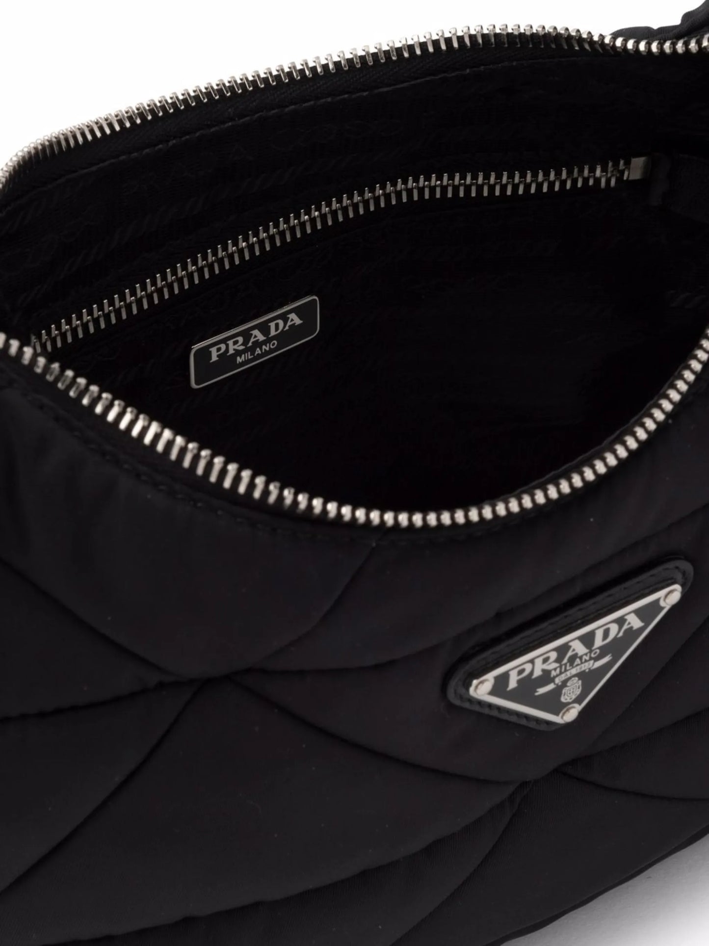 padded patchwork shoulder bag