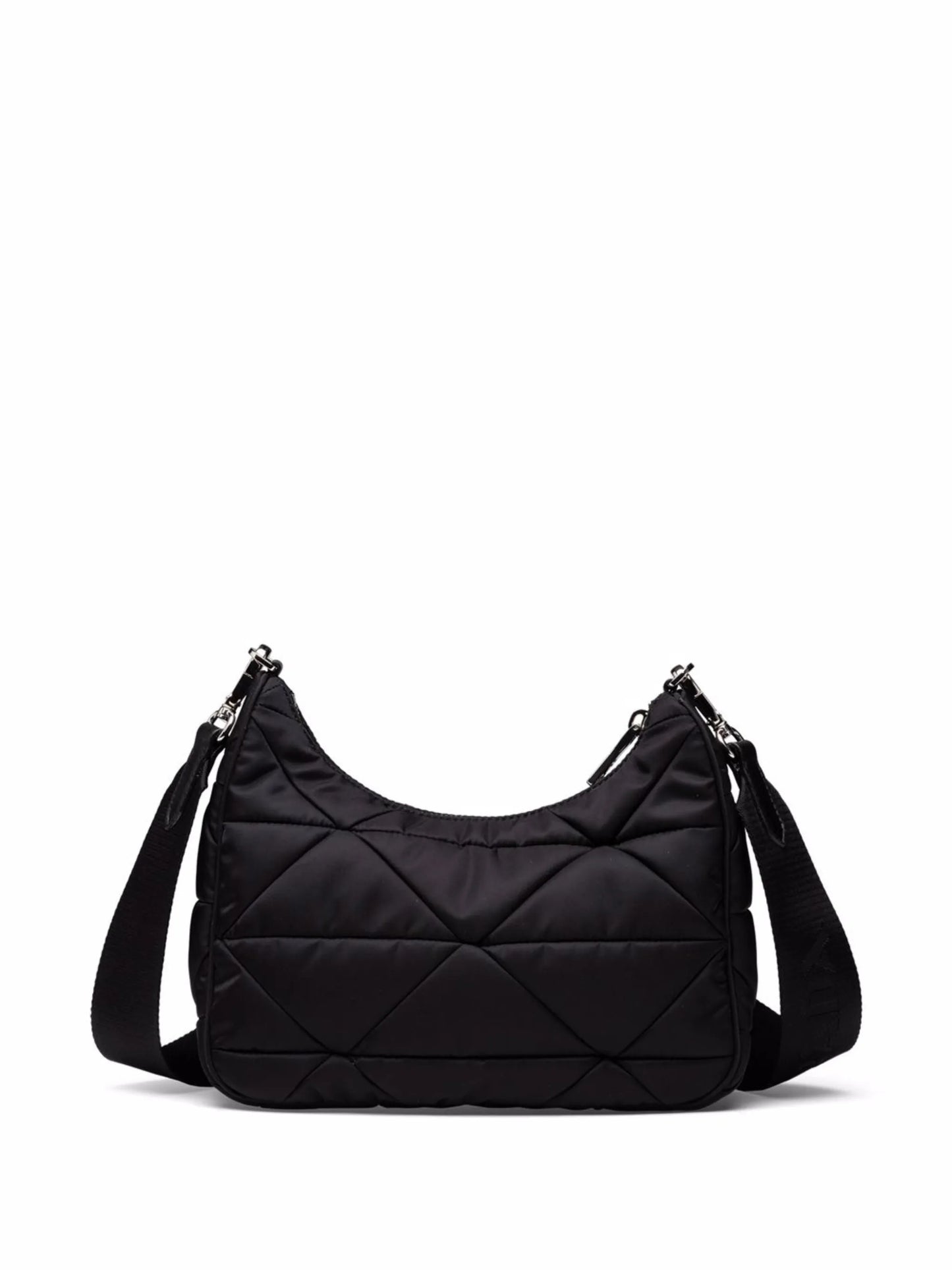 padded patchwork shoulder bag