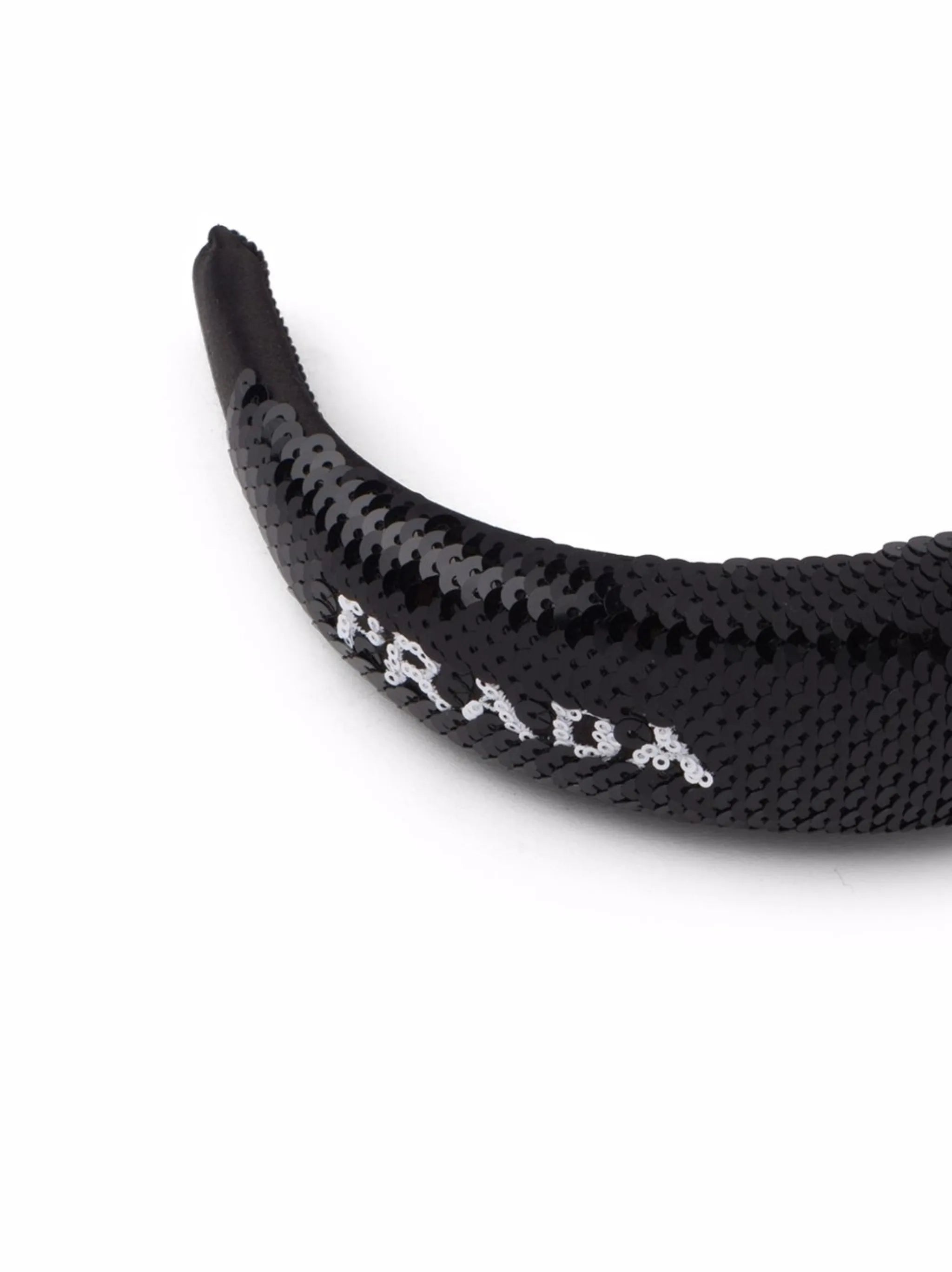 sequin-embellished logo-detail headband