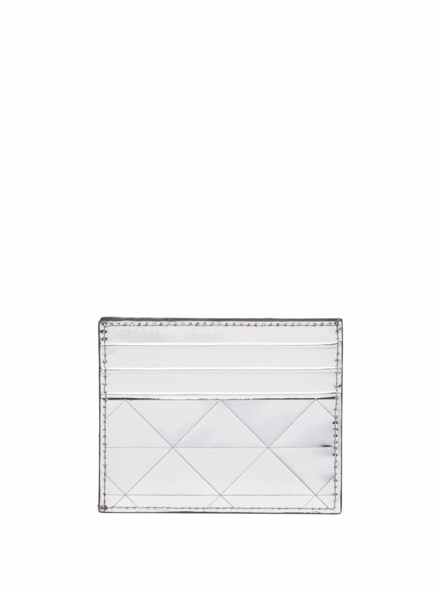 metallic leather cardholder