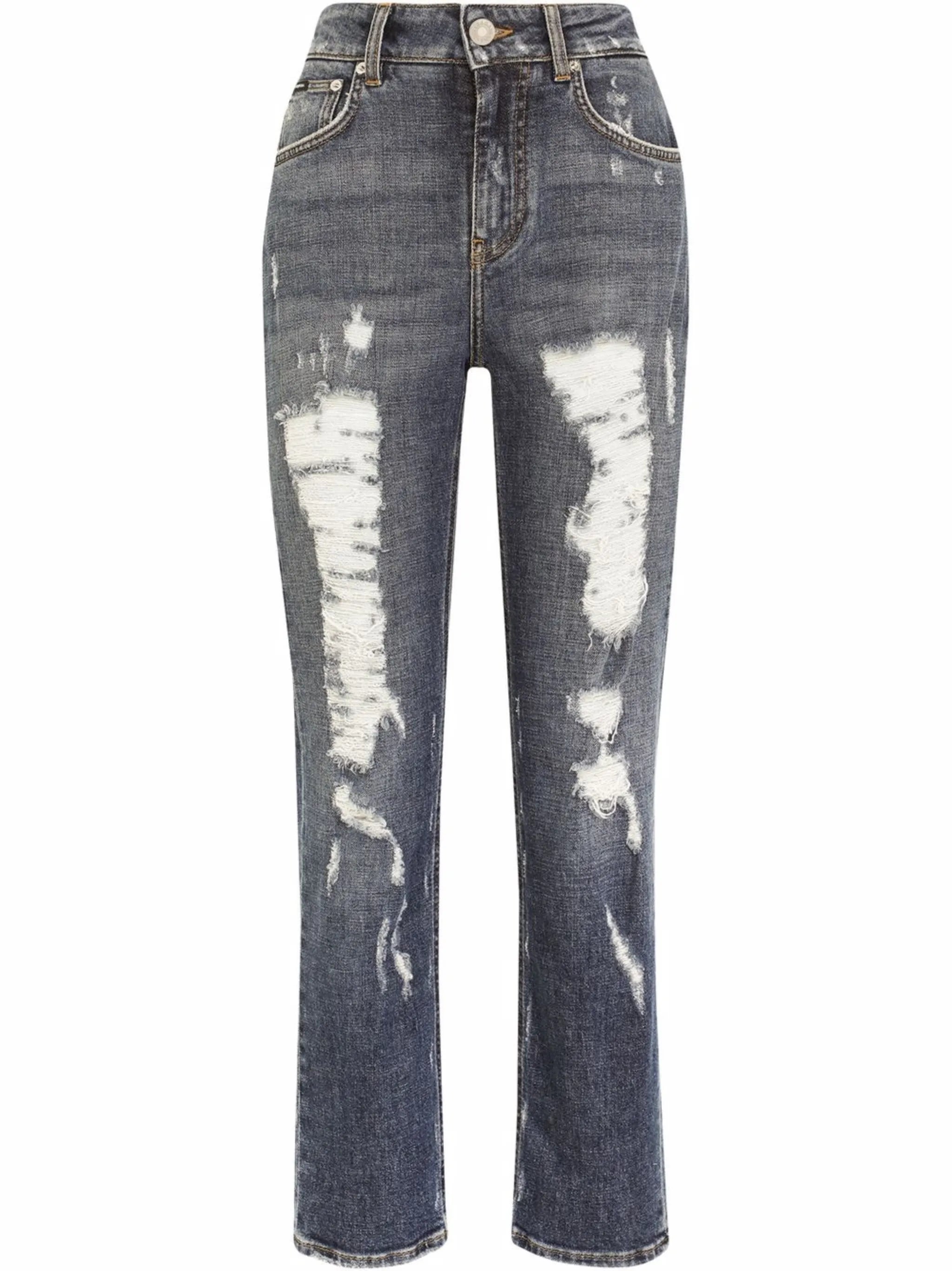 distressed boyfriend jeans