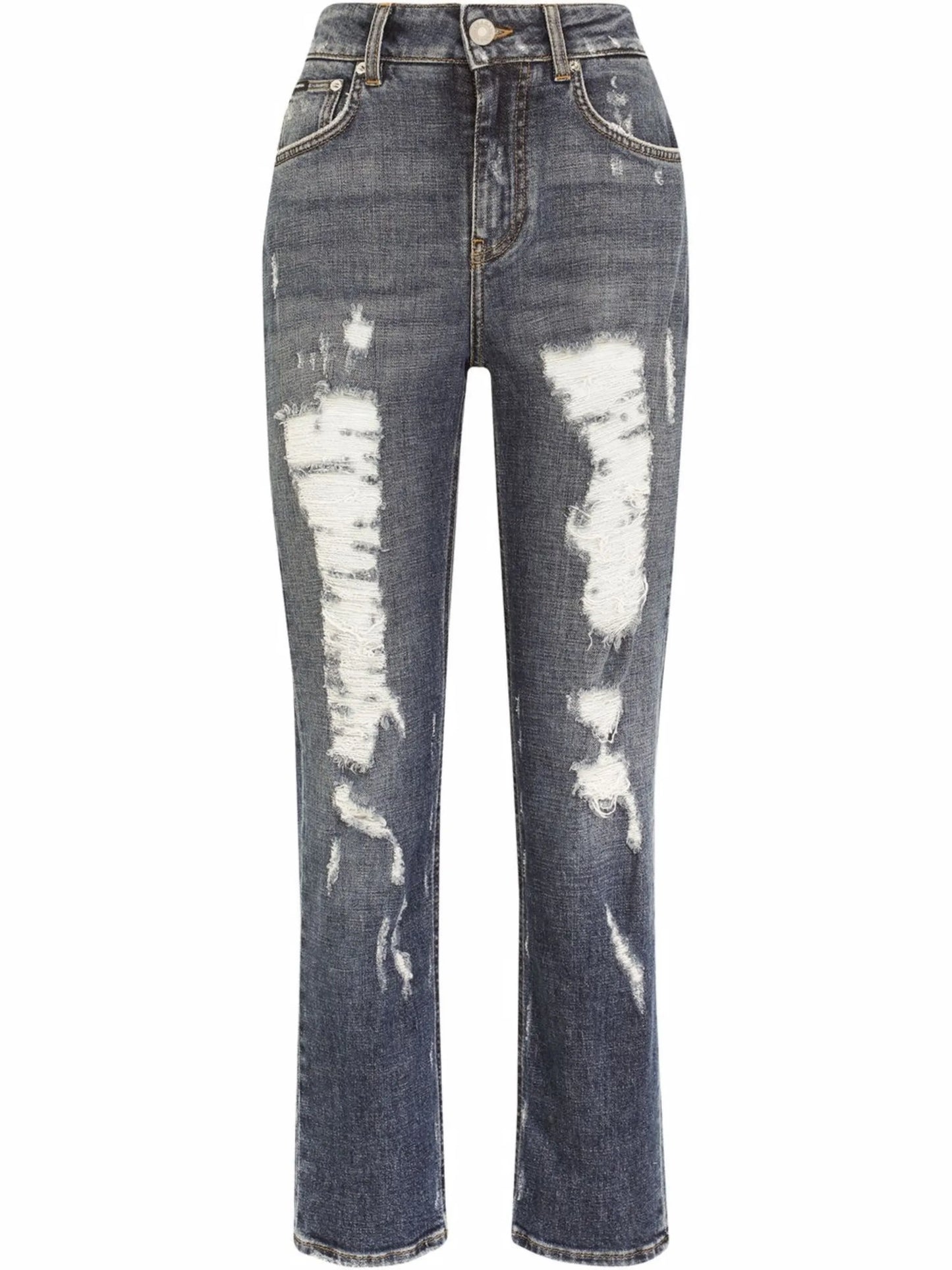 distressed boyfriend jeans