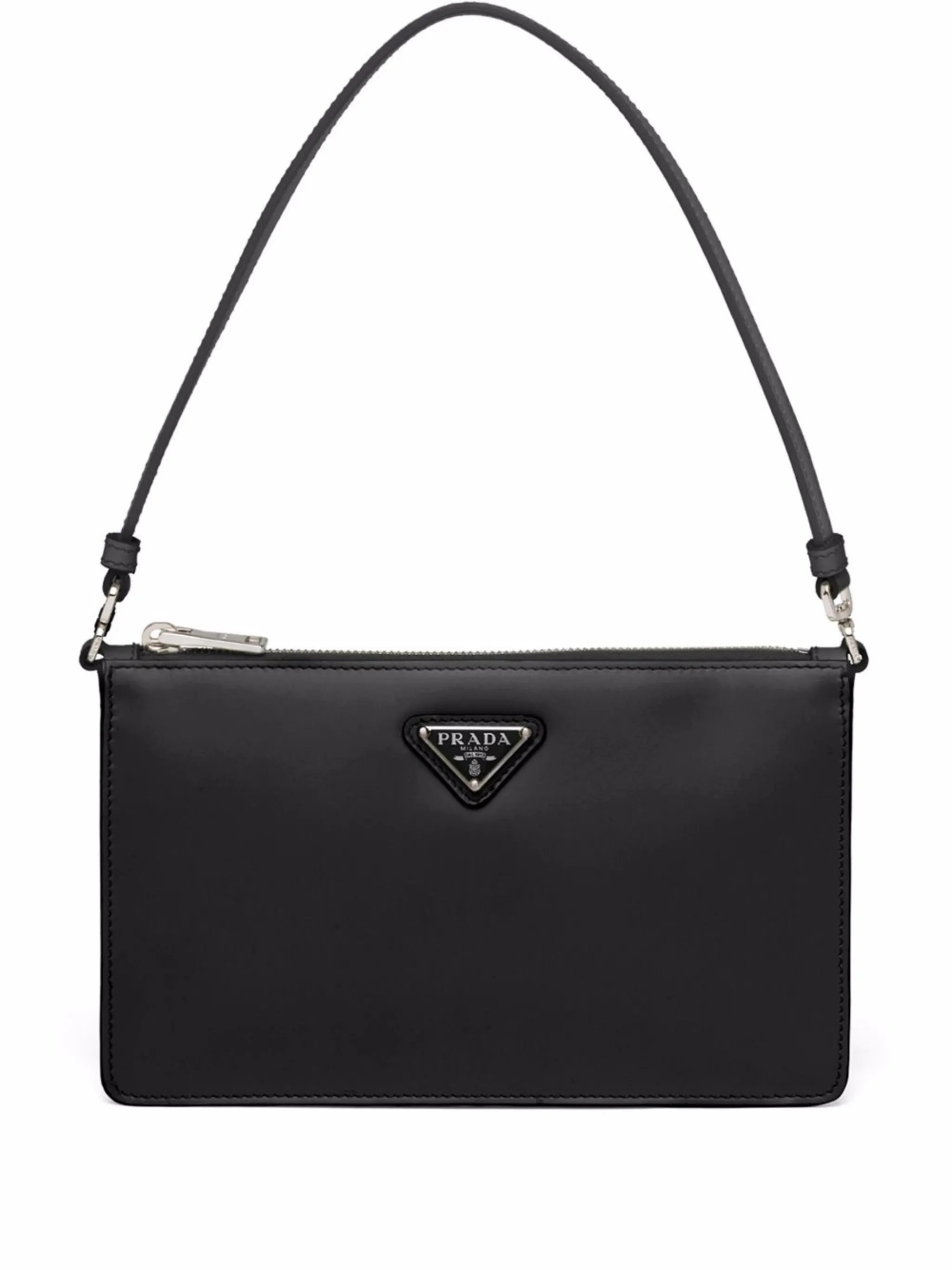 triangle plaque shoulder bag