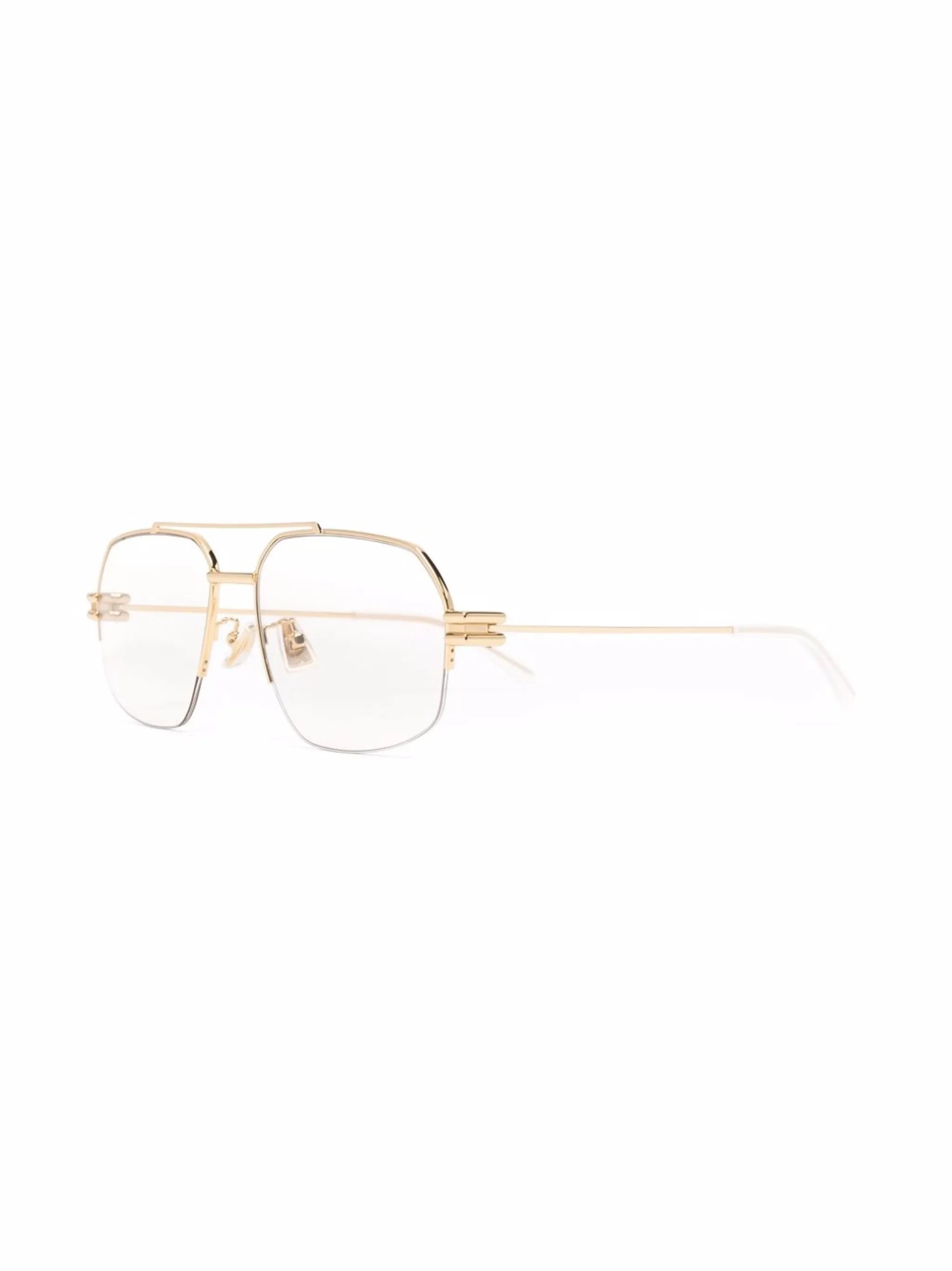 pilot-frame glasses