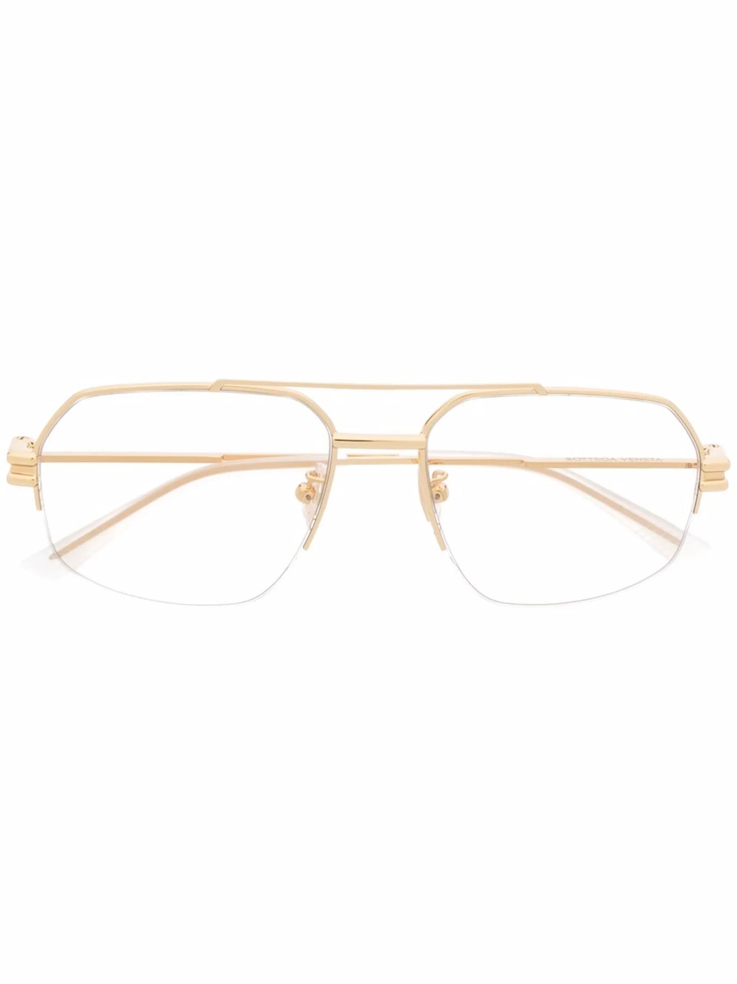 pilot-frame glasses