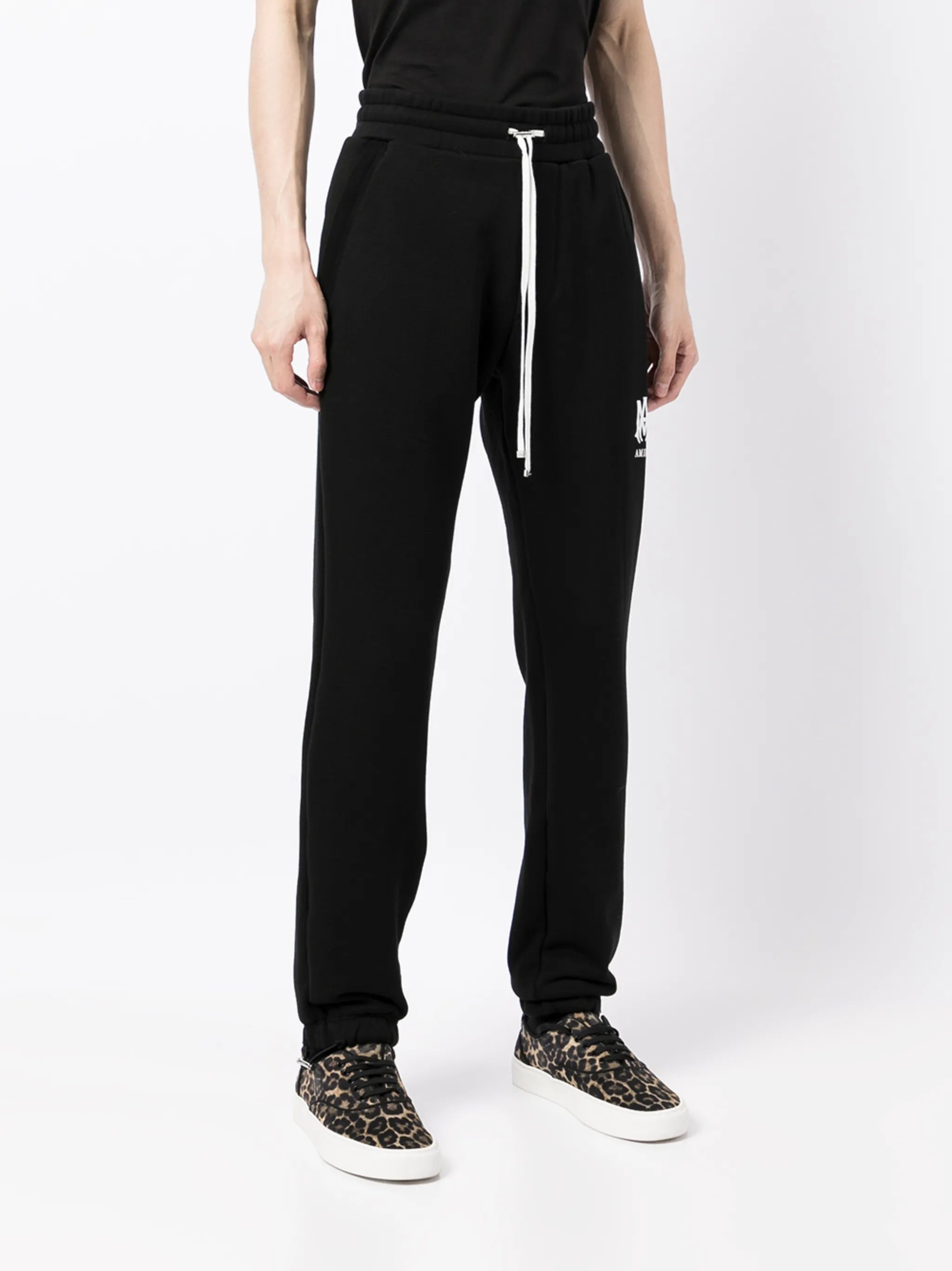 logo-print cotton track pants