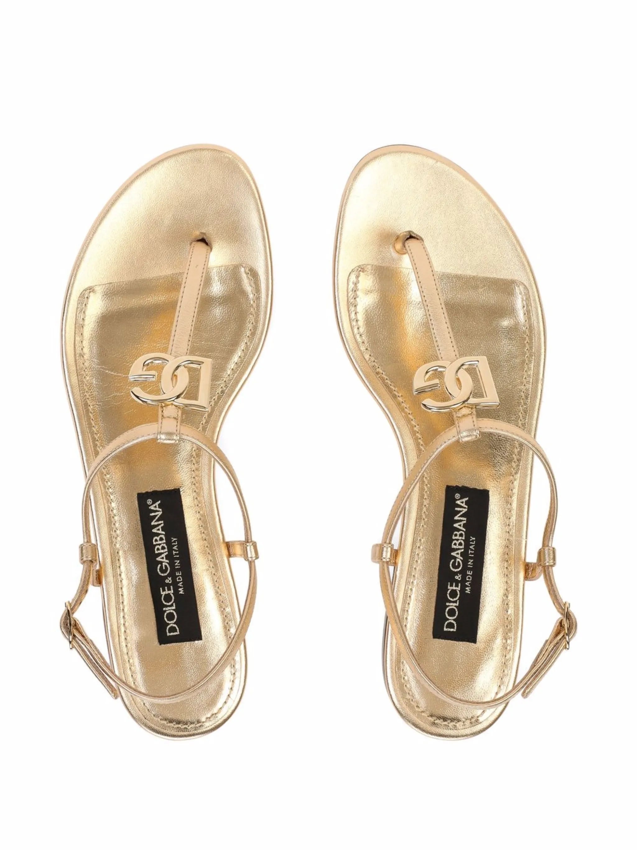logo-plaque open-toe sandals