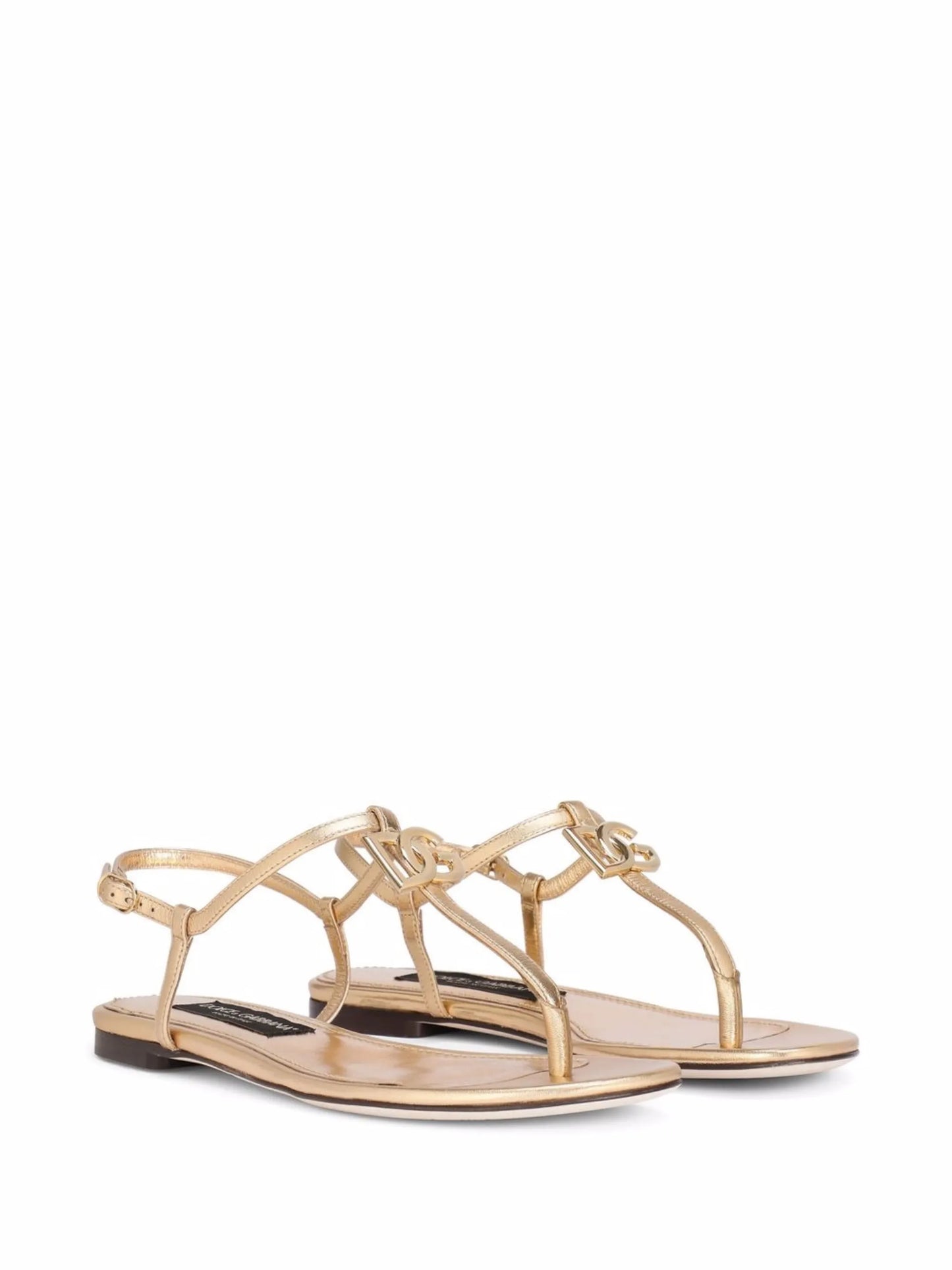 logo-plaque open-toe sandals