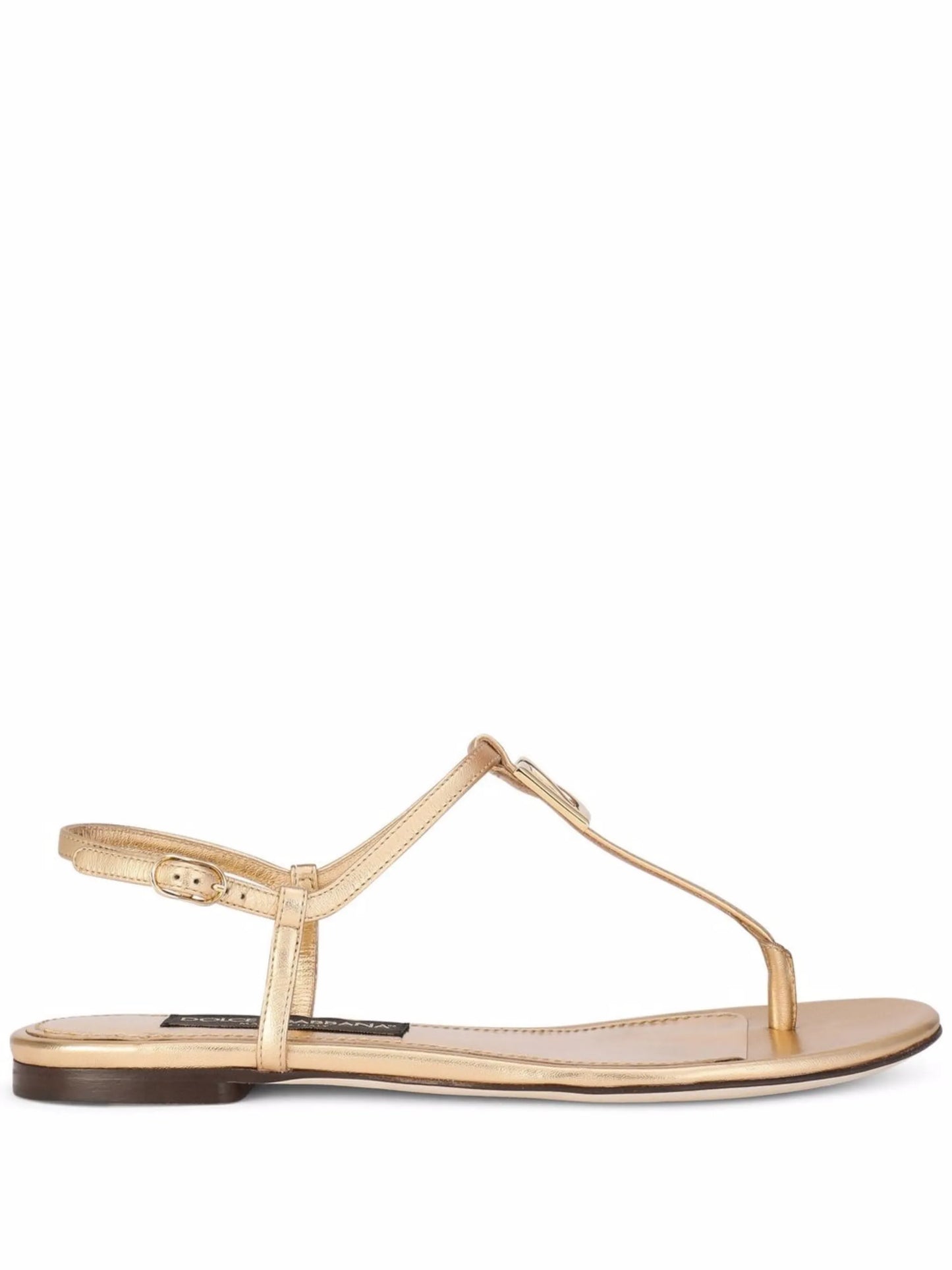 logo-plaque open-toe sandals