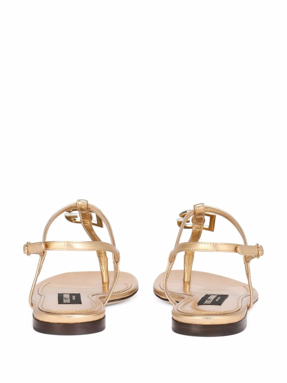 logo-plaque open-toe sandals