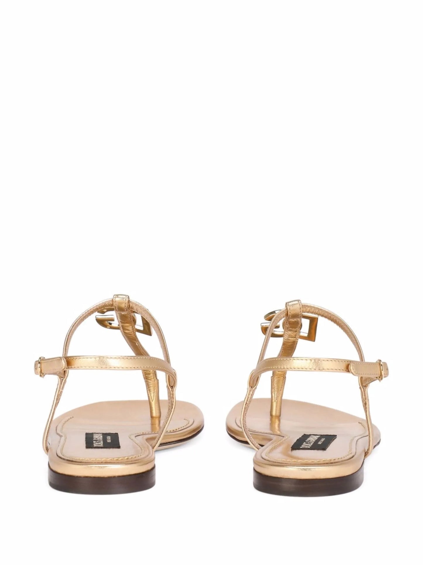 logo-plaque open-toe sandals