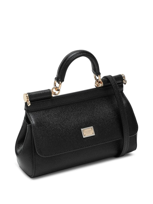 mini Sicily handbag in Dauphine calfskin